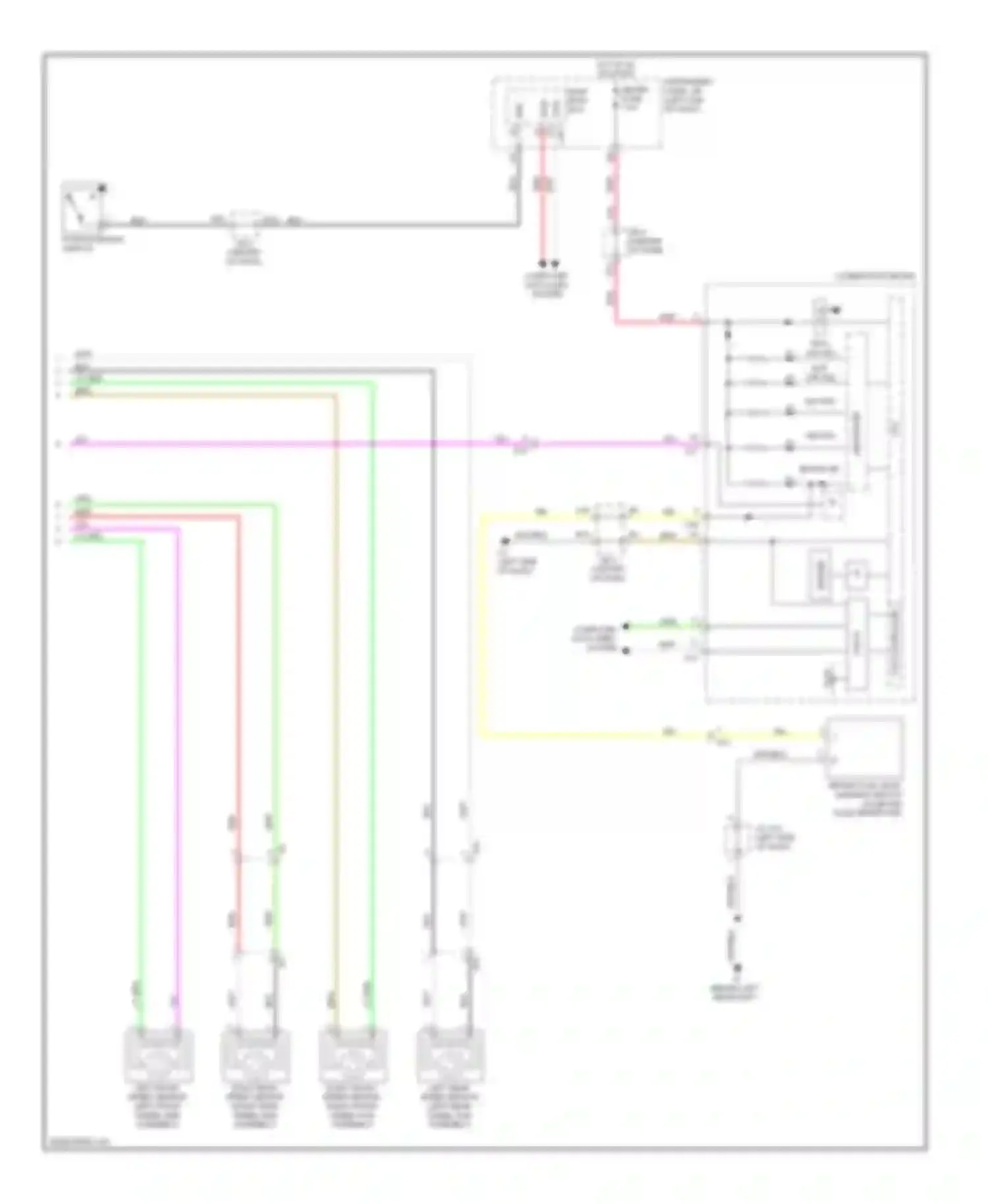 xB Scion II facelift (2010-2015): Anti-lock brakes circuit (2 of 2)