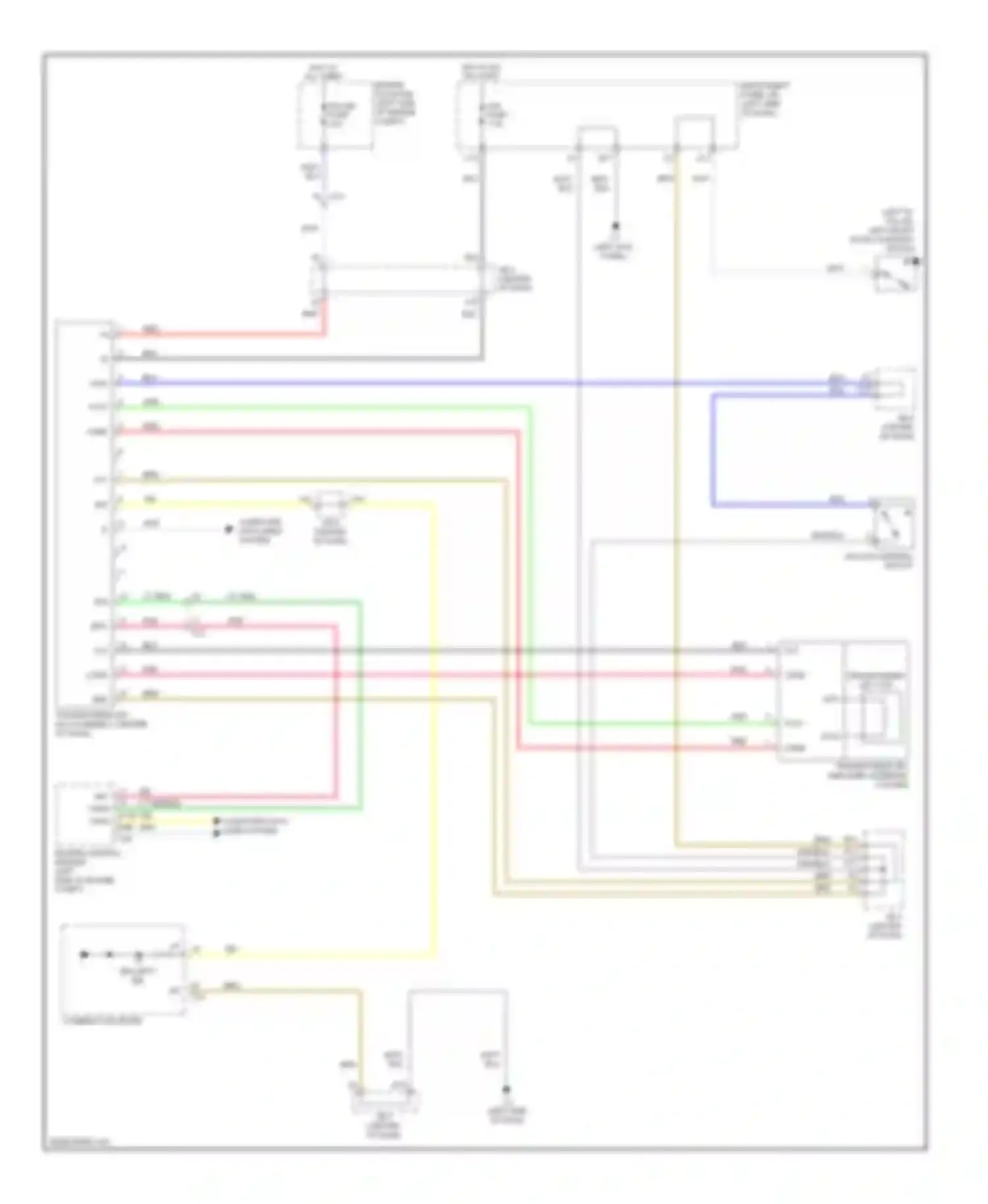 xB Scion II facelift (2010-2015): Anti-theft circuit