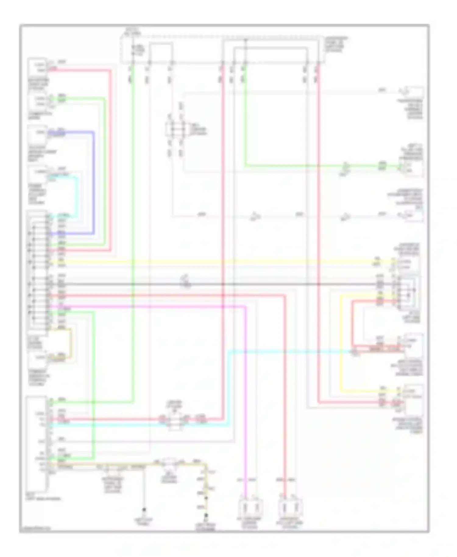 xB Scion II facelift (2010-2015): Computer data lines circuit