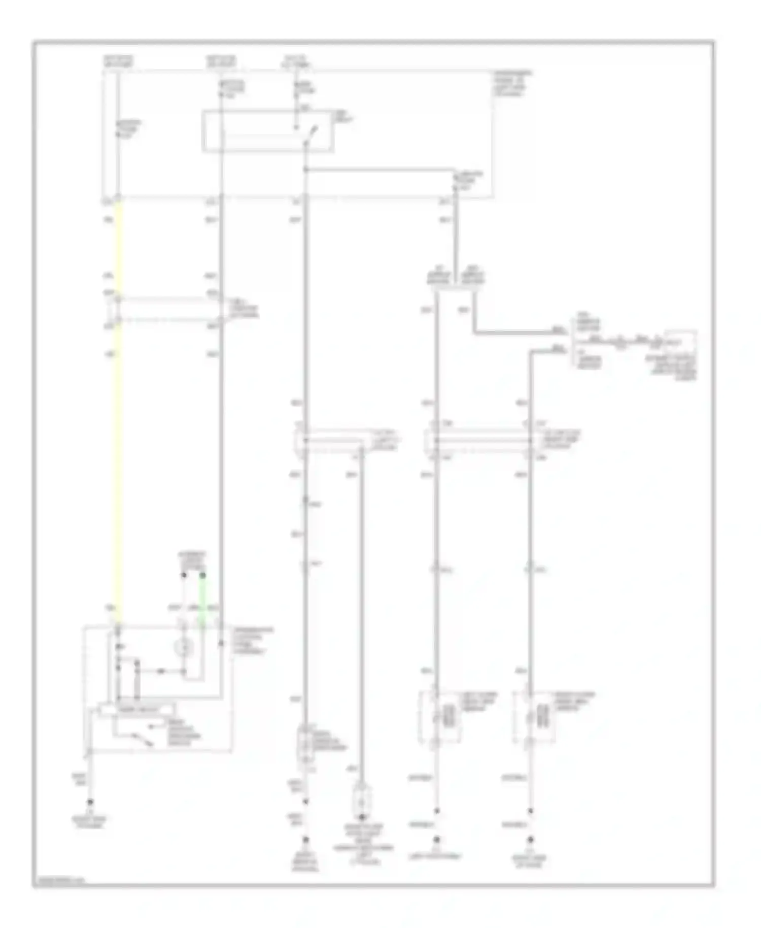xB Scion II facelift (2010-2015): Defoggers circuit