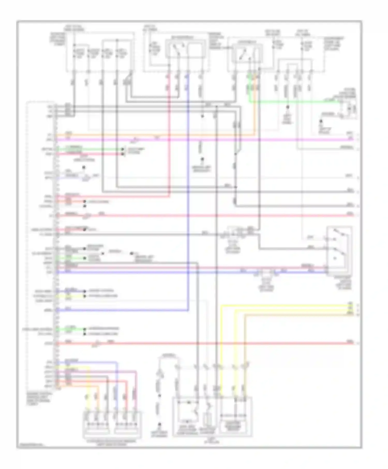 xB Scion II facelift (2010-2015): Wiring diagram engine performance 2.4l (1 of 4)