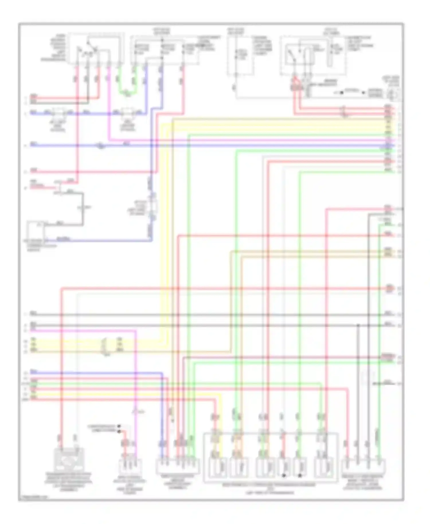 xB Scion II facelift (2010-2015): Wiring diagram engine performance 2.4l (3 of 4)