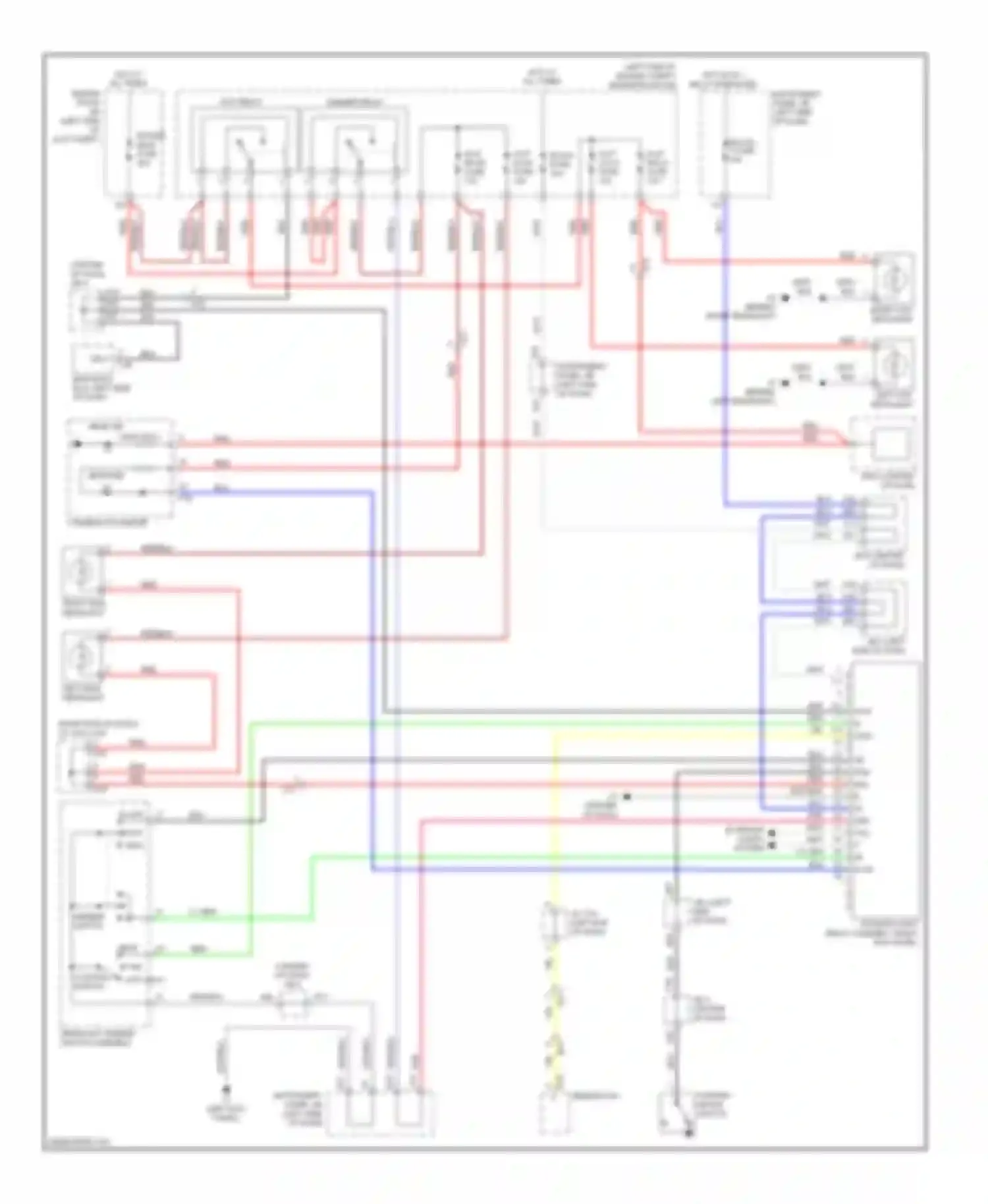 xB Scion II facelift (2010-2015): Headlights circuit, with drl