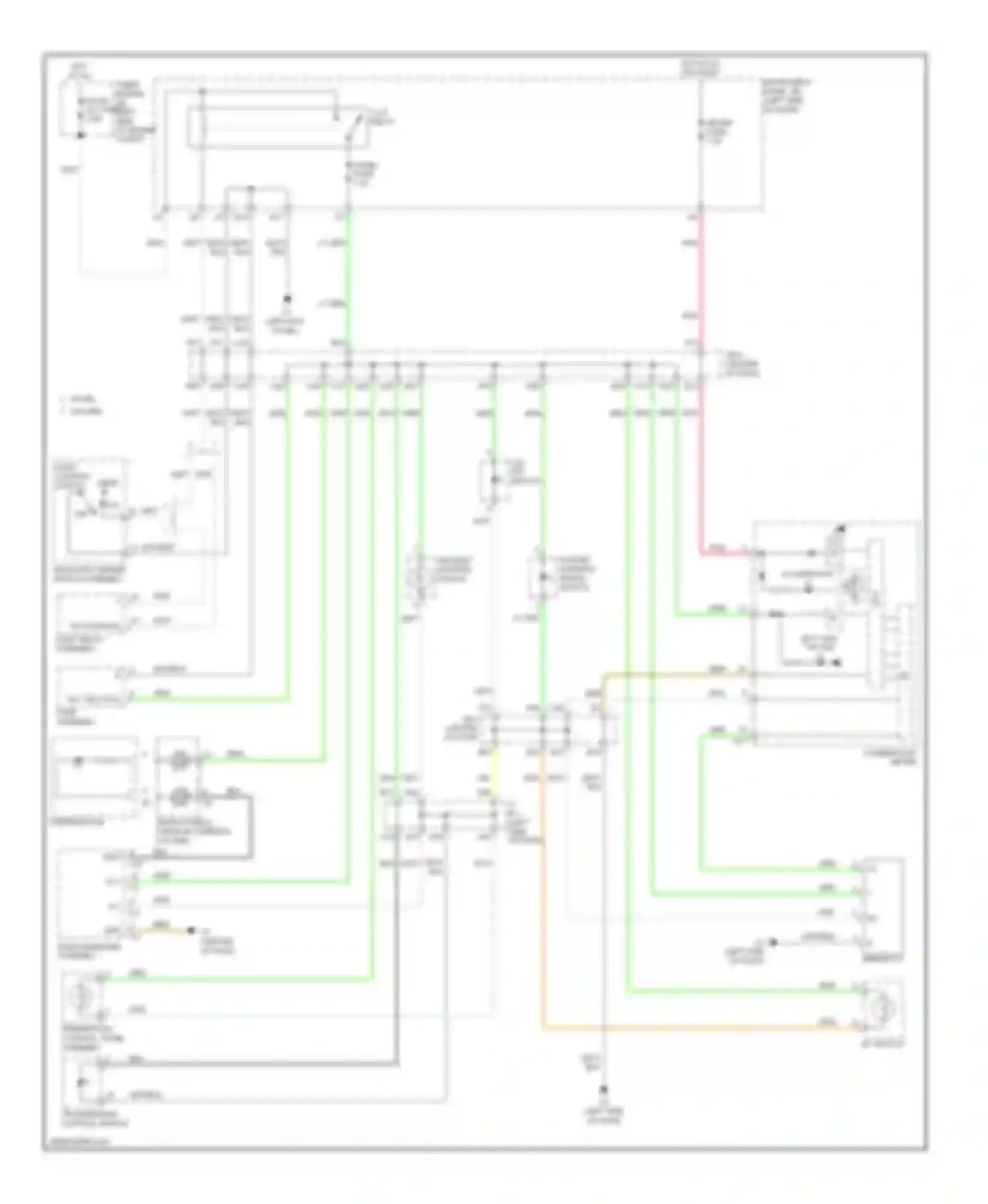 xB Scion II facelift (2010-2015): Instrument illumination circuit