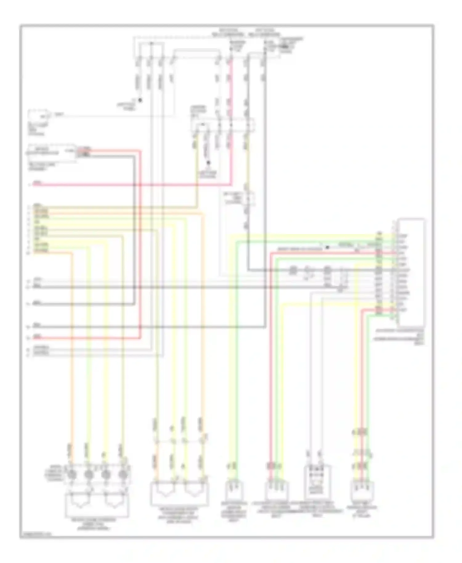 xB Scion II facelift (2010-2015): Supplemental restraints circuit (2 of 2)