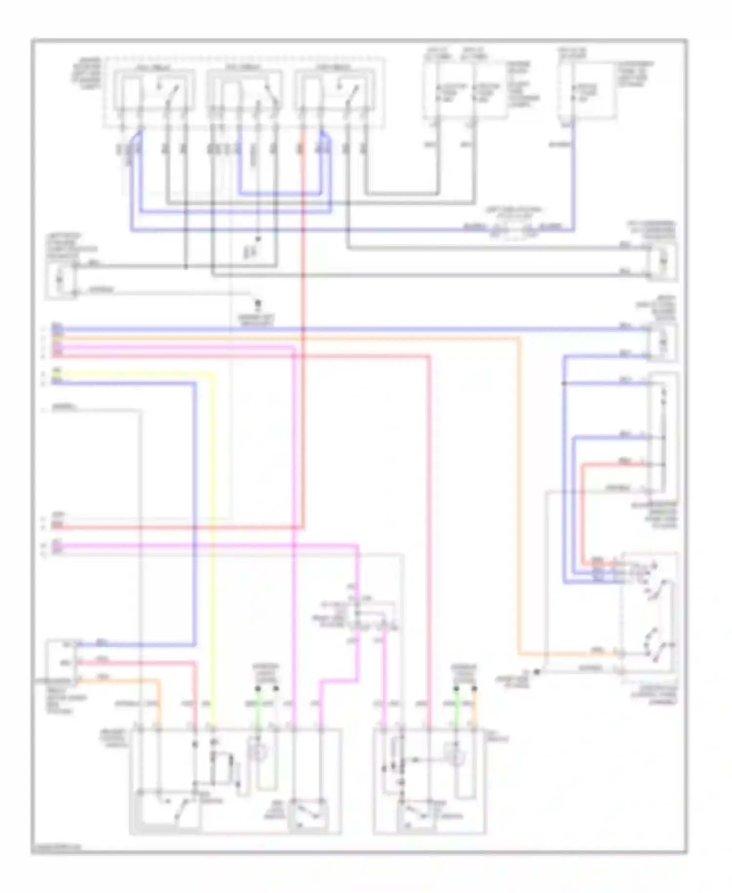Wiring diagram engine room for Scion xB II facelift (2010-2015) (1 of 2)