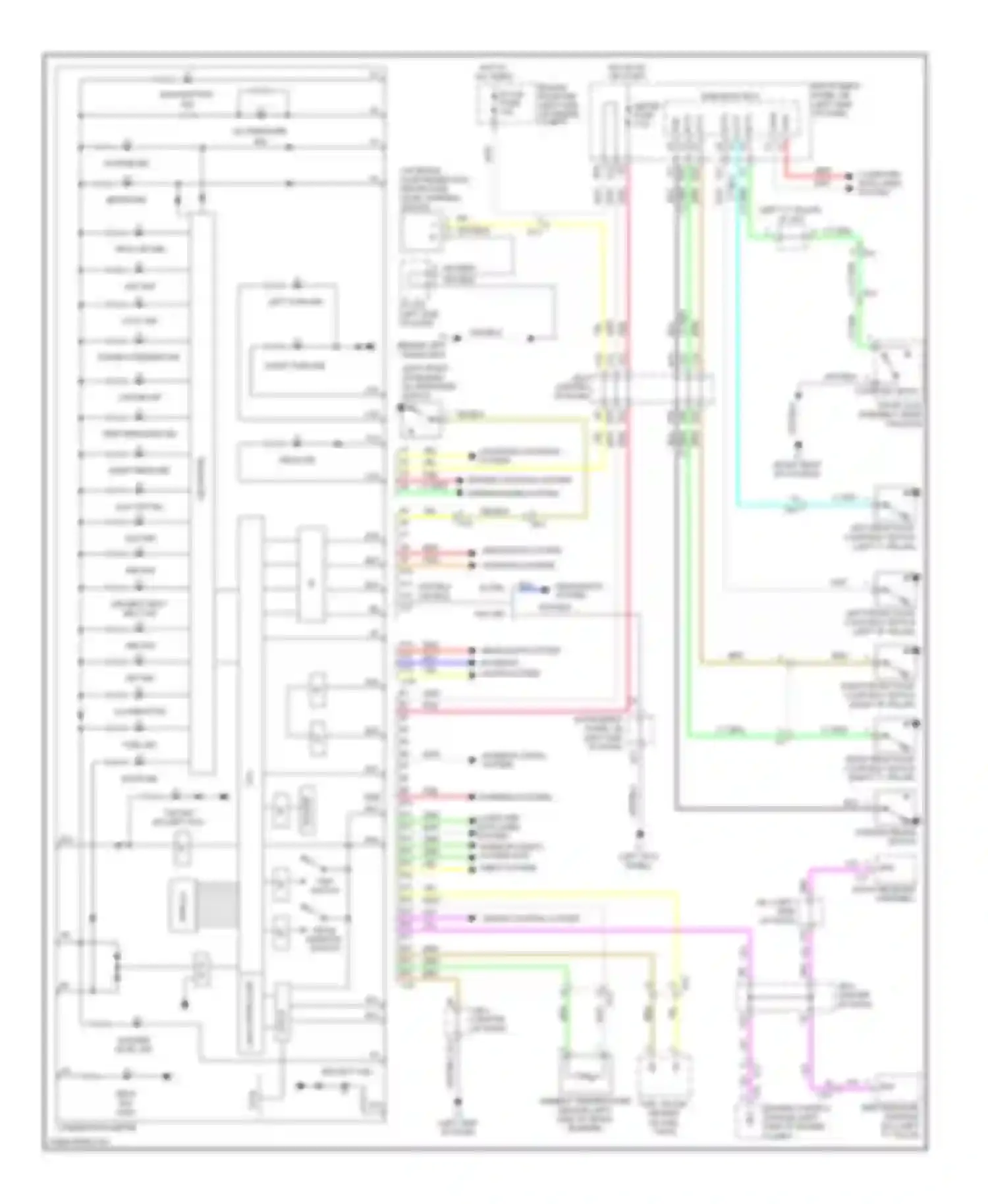 Wiring diagram headlights system for Scion xB II facelift (2010-2015) (1 of 3)