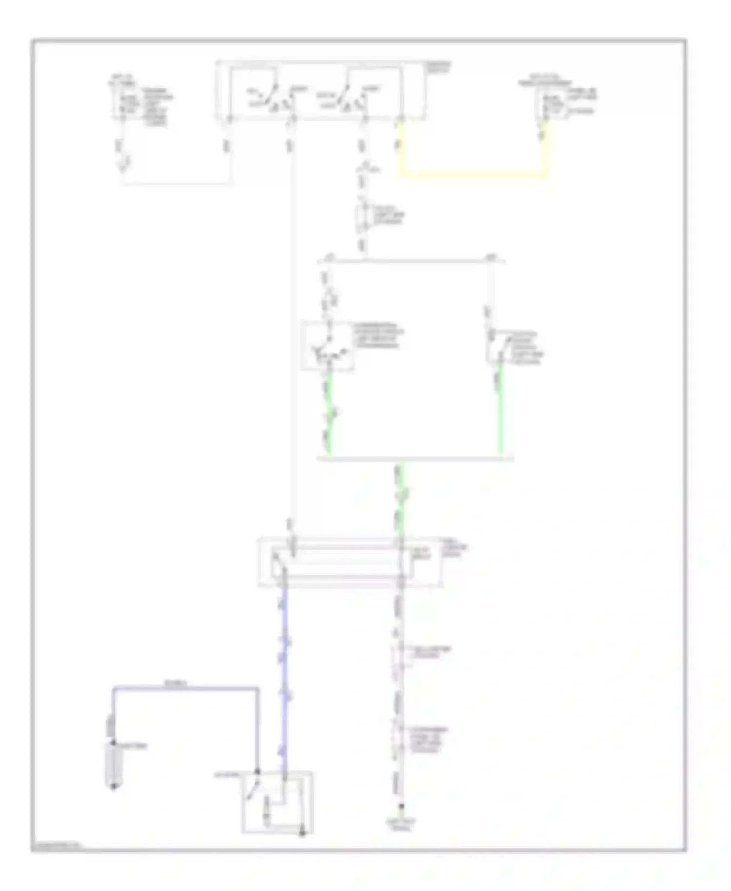 Wiring diagram hot at all times instrument panel j/b (left side for Scion xB II facelift (2010-2015) (1 of 1)