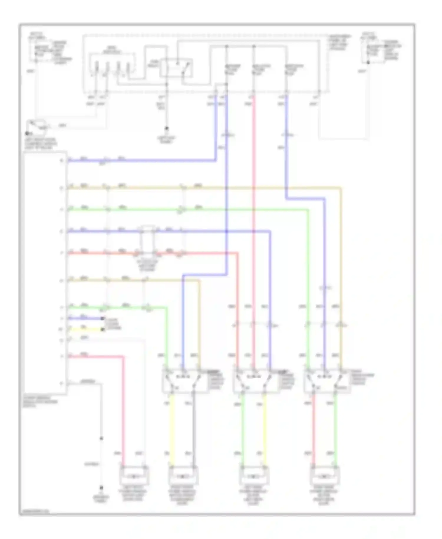 Wiring diagram power fuse for Scion xB II facelift (2010-2015) (1 of 1)