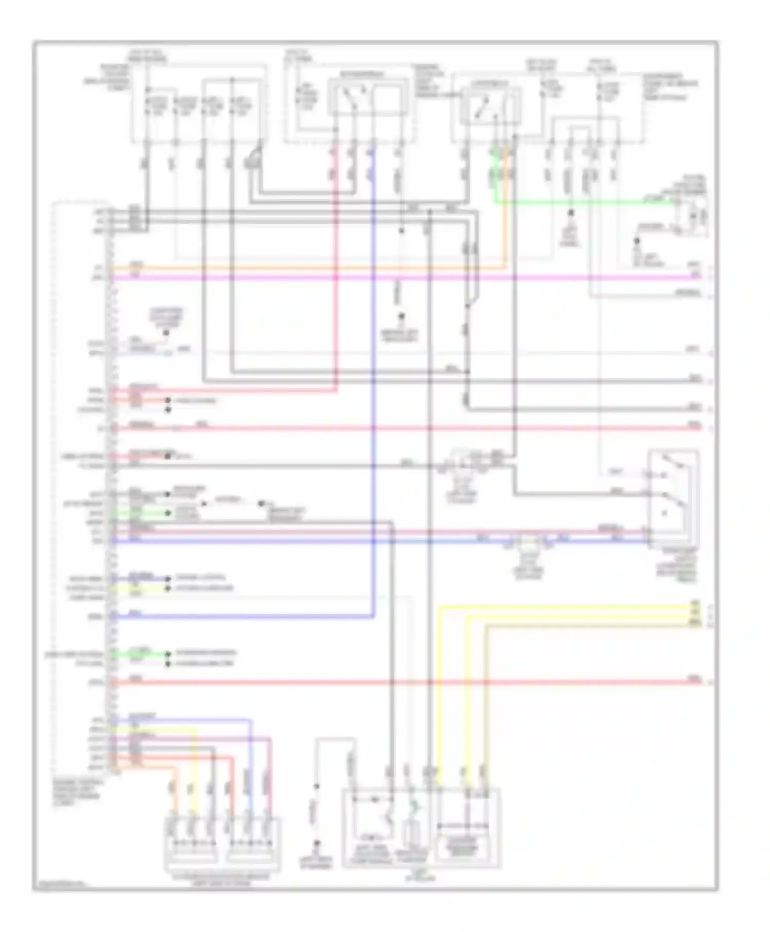 xB Scion II (2007-2010): Wiring diagram engine performance 2.5l (1 of 4)