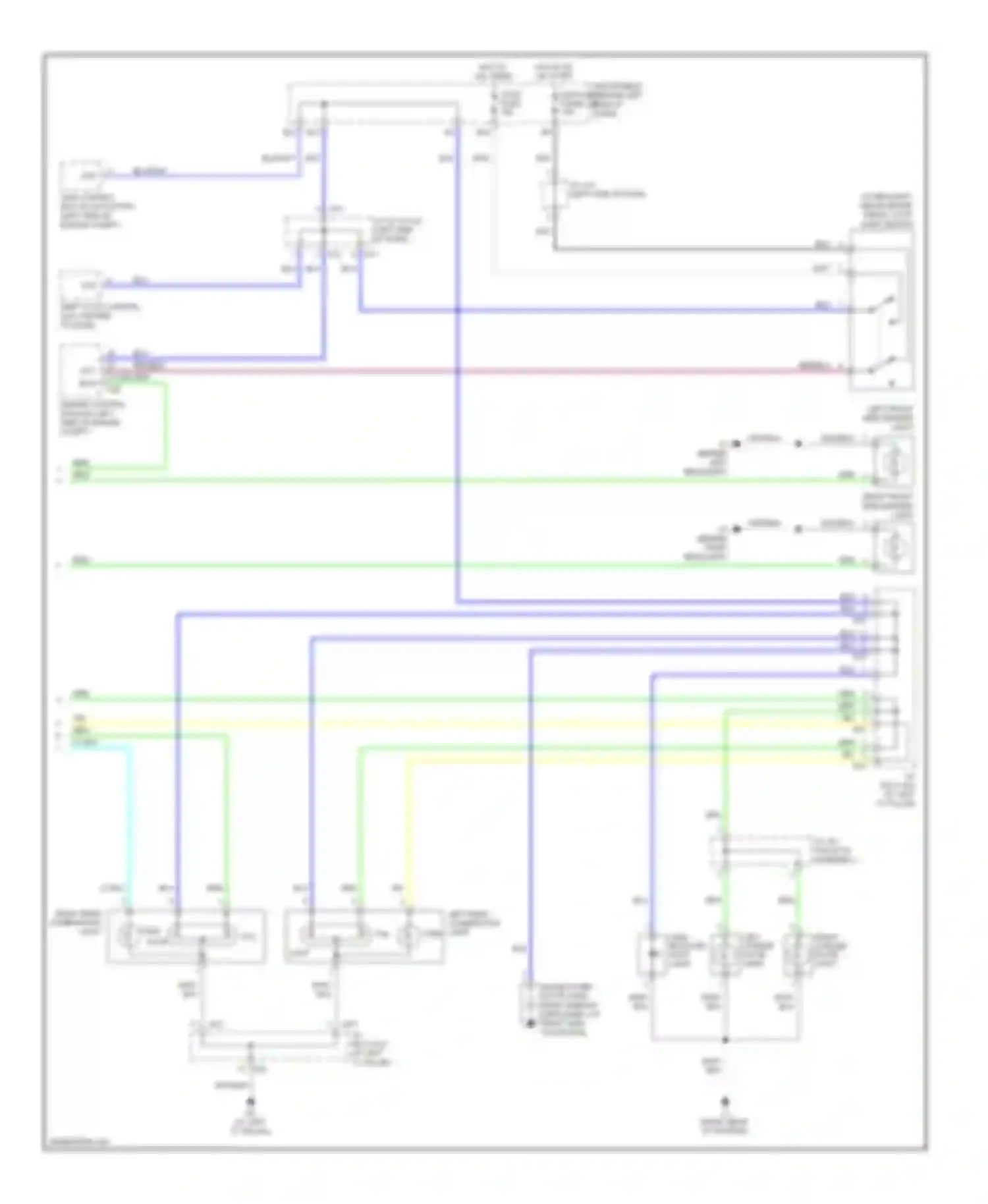 xB Scion II (2007-2010): Exterior lamps circuit (2 of 2)