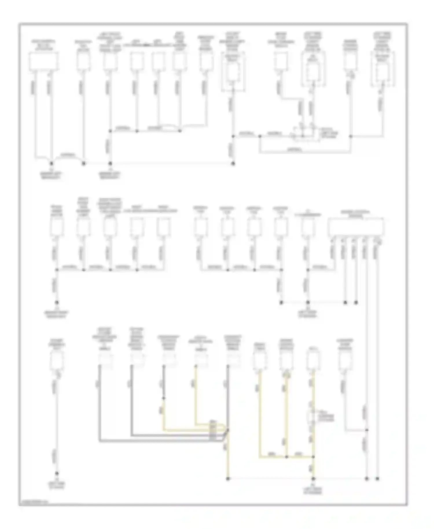 xB Scion II (2007-2010): Ground distribution circuit (1 of 3)