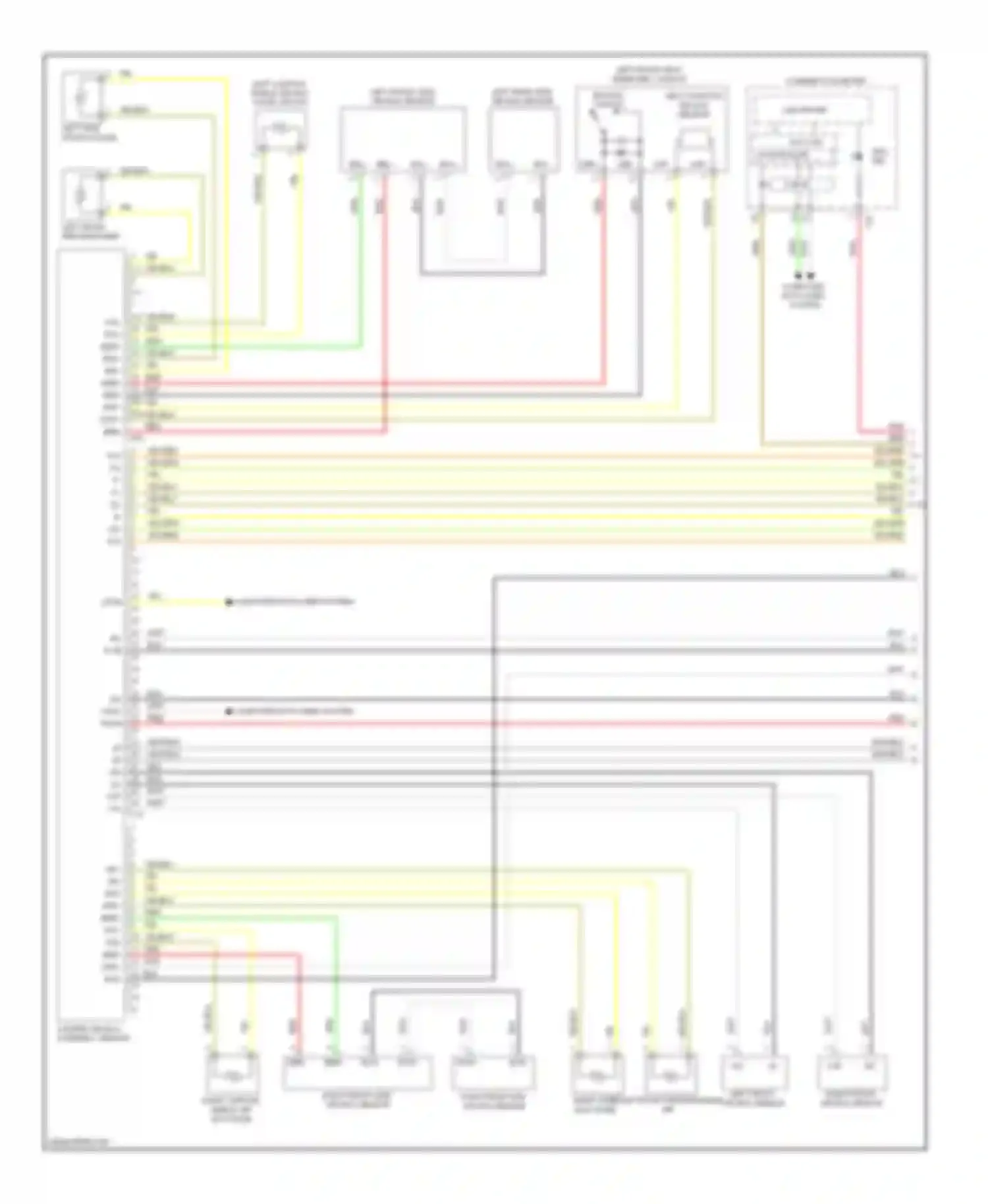 xB Scion II (2007-2010): Supplemental restraints circuit (1 of 2)