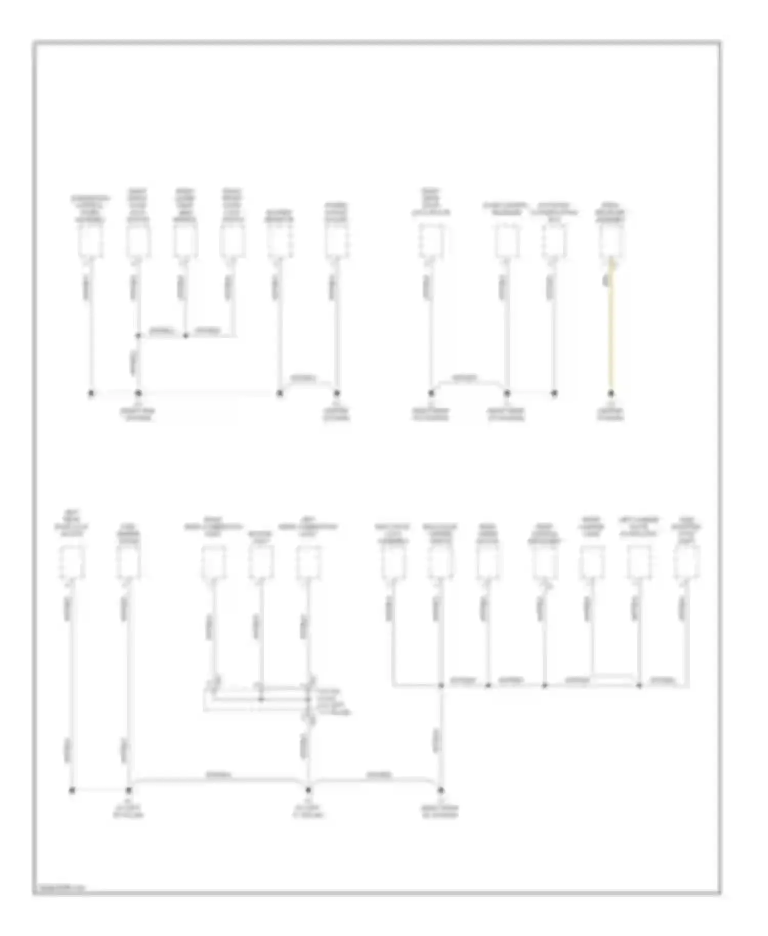 Wiring diagram left rear combination light for Scion xB II (2007-2010) (2 of 2)