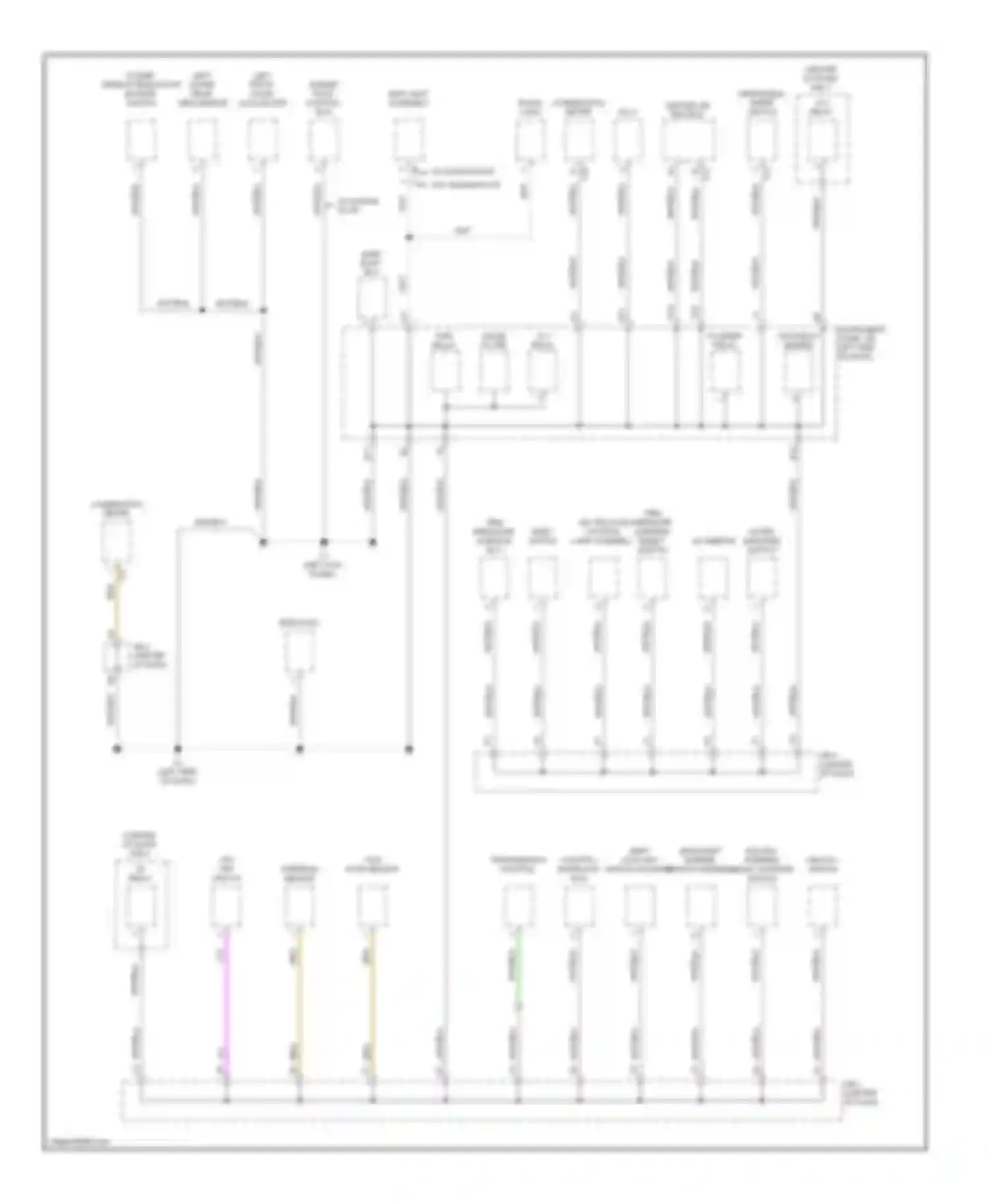 Wiring diagram power window regulator master switch for Scion xB II (2007-2010) (1 of 3)