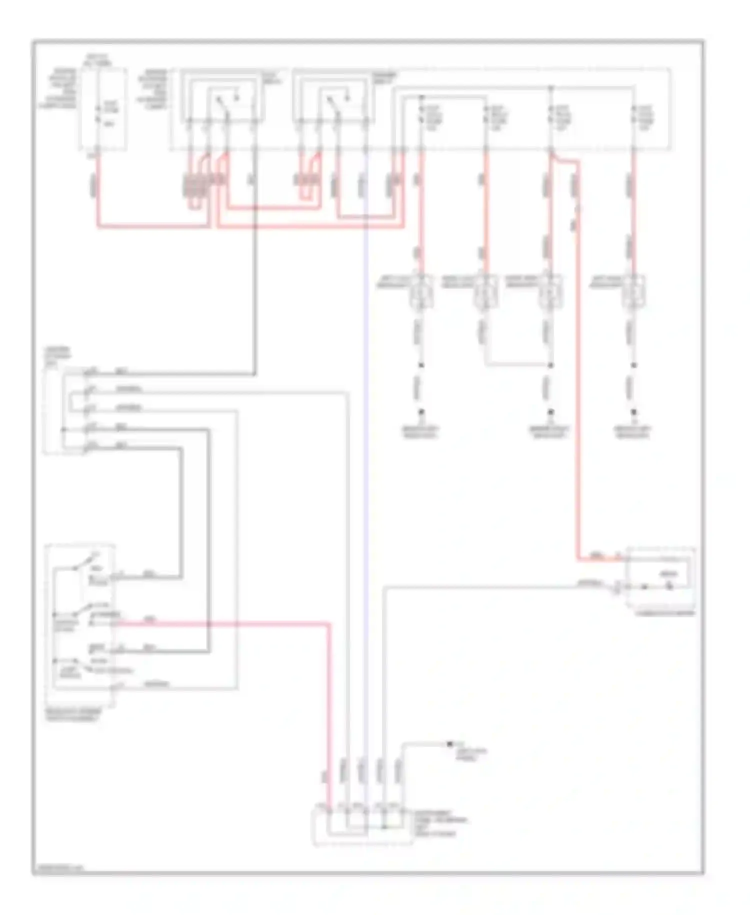 Wiring diagram red for Scion xB II (2007-2010) (13 of 31)