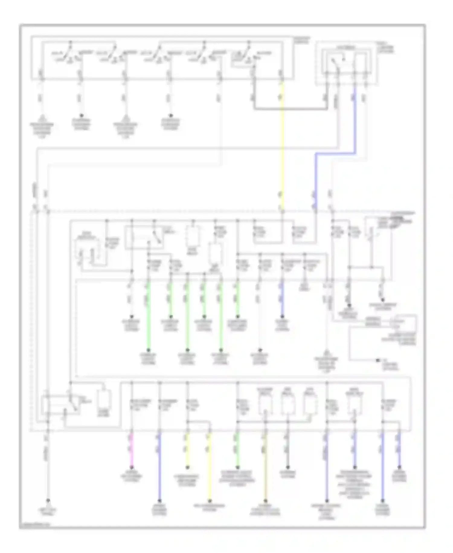 Wiring diagram wiper/ washer system for Scion xB II (2007-2010) (1 of 1)