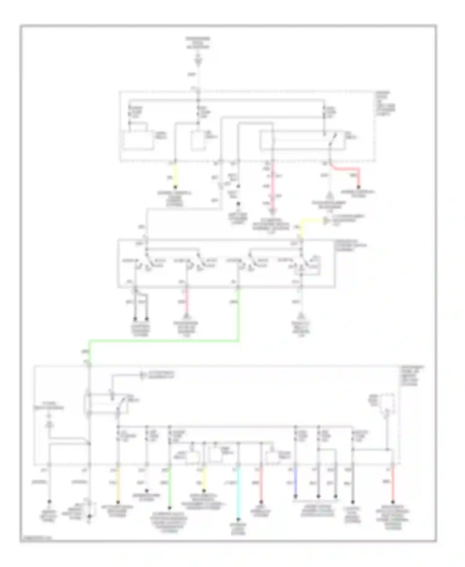 xD Scion I (2007-2014): Power distribution circuit (2 of 3)