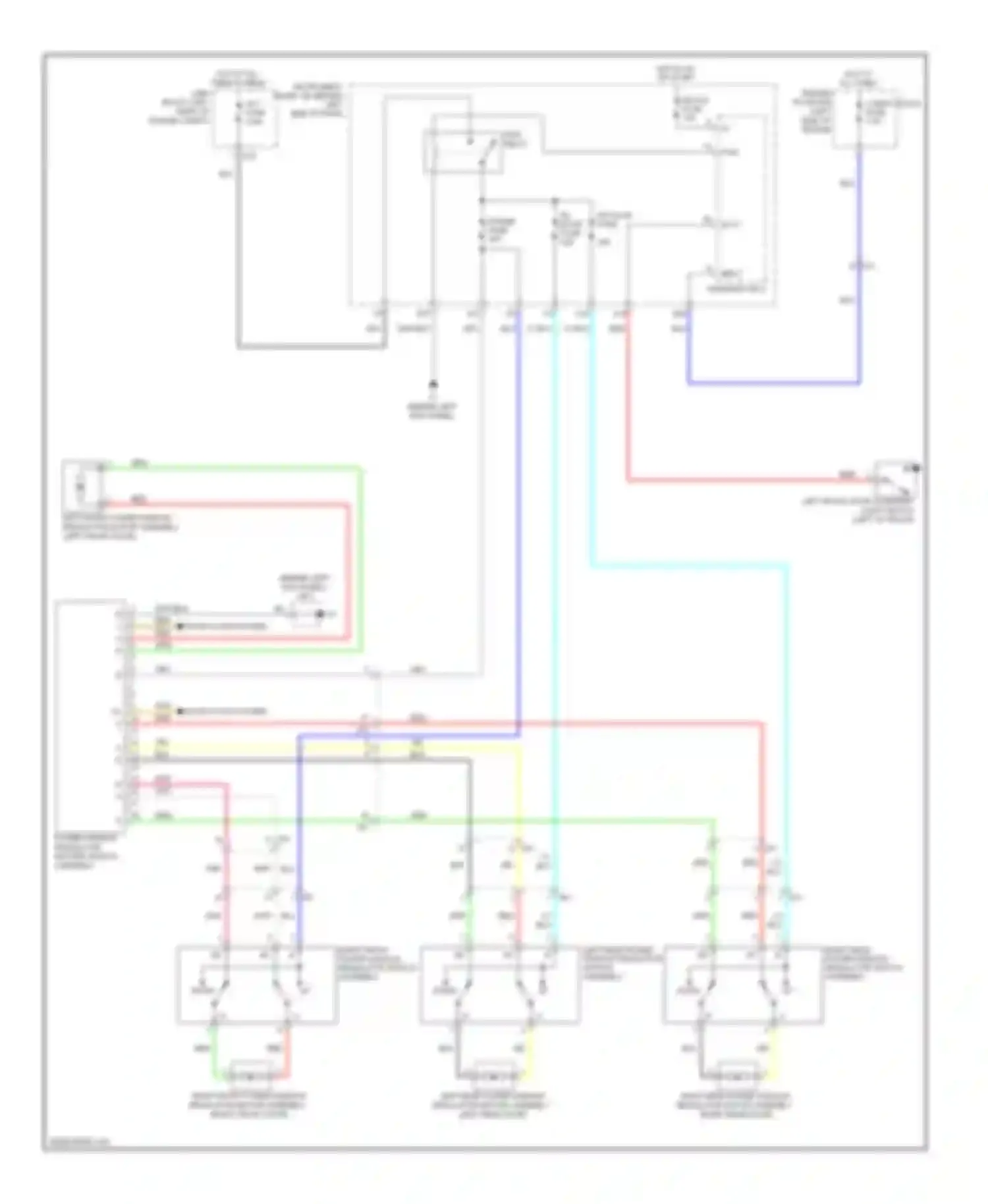 xD Scion I (2007-2014): Power windows circuit