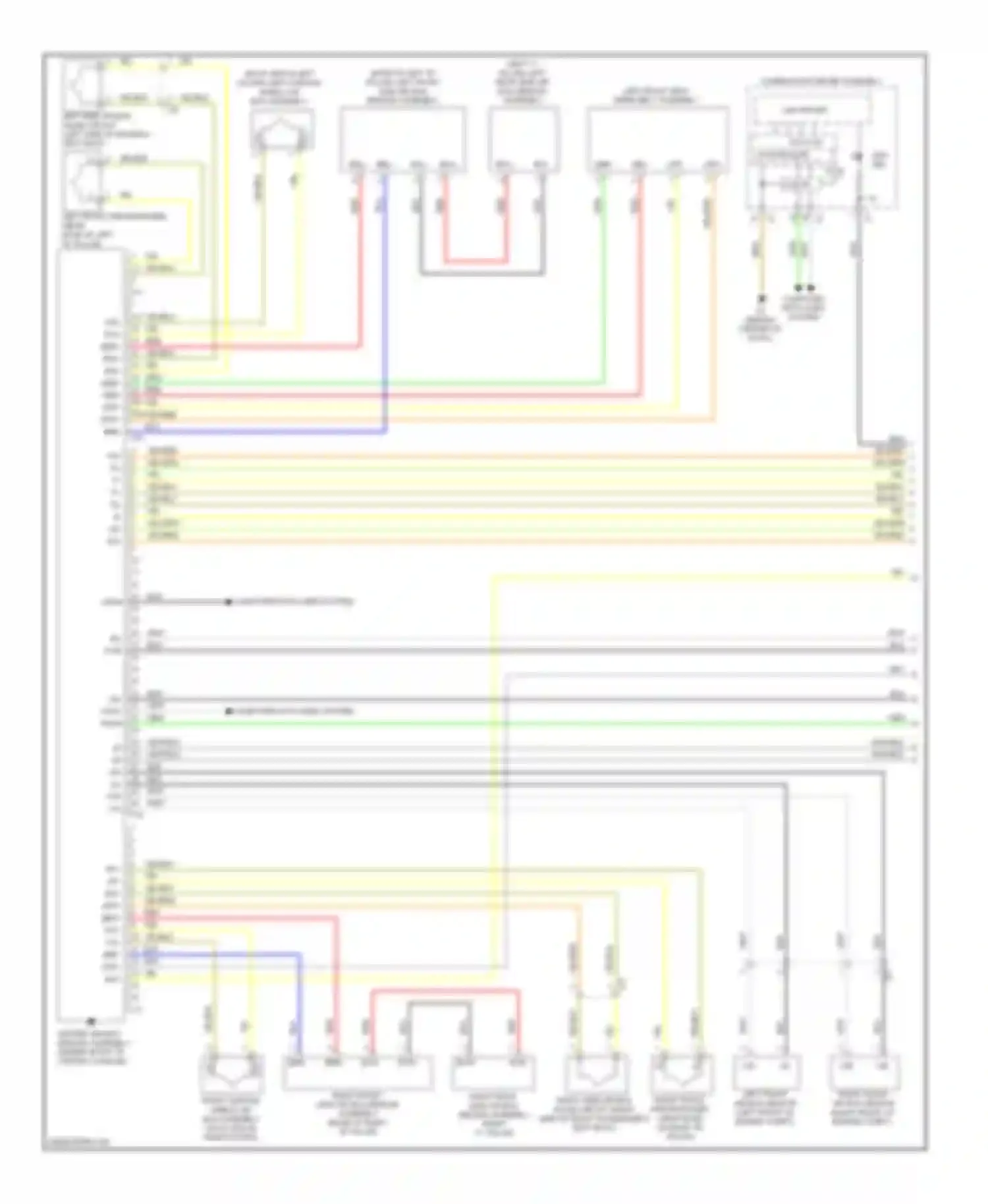 xD Scion I (2007-2014): Supplemental restraints circuit (1 of 2)