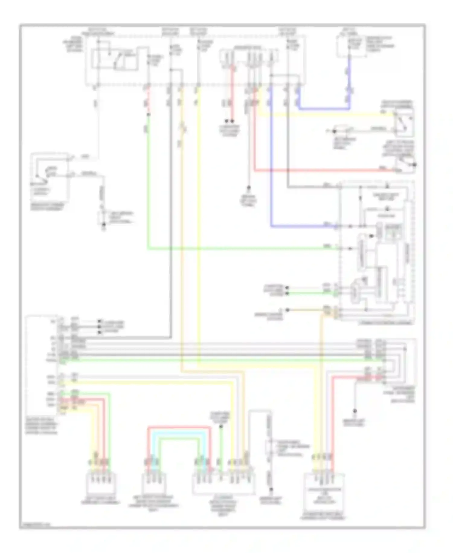 xD Scion I (2007-2014): Key reminder & seat belt warning circuit
