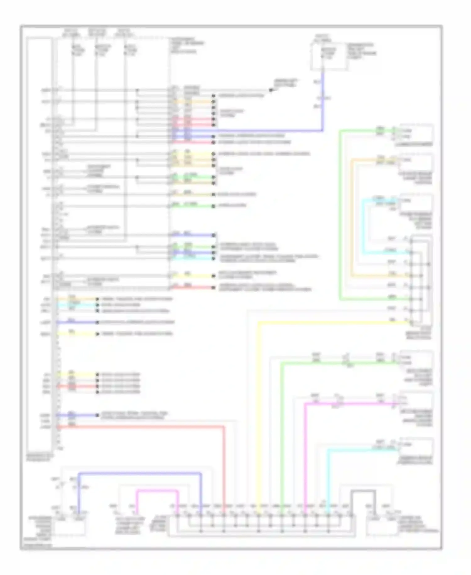 Wiring diagram door locks system for Scion xD I (2007-2014) (1 of 2)