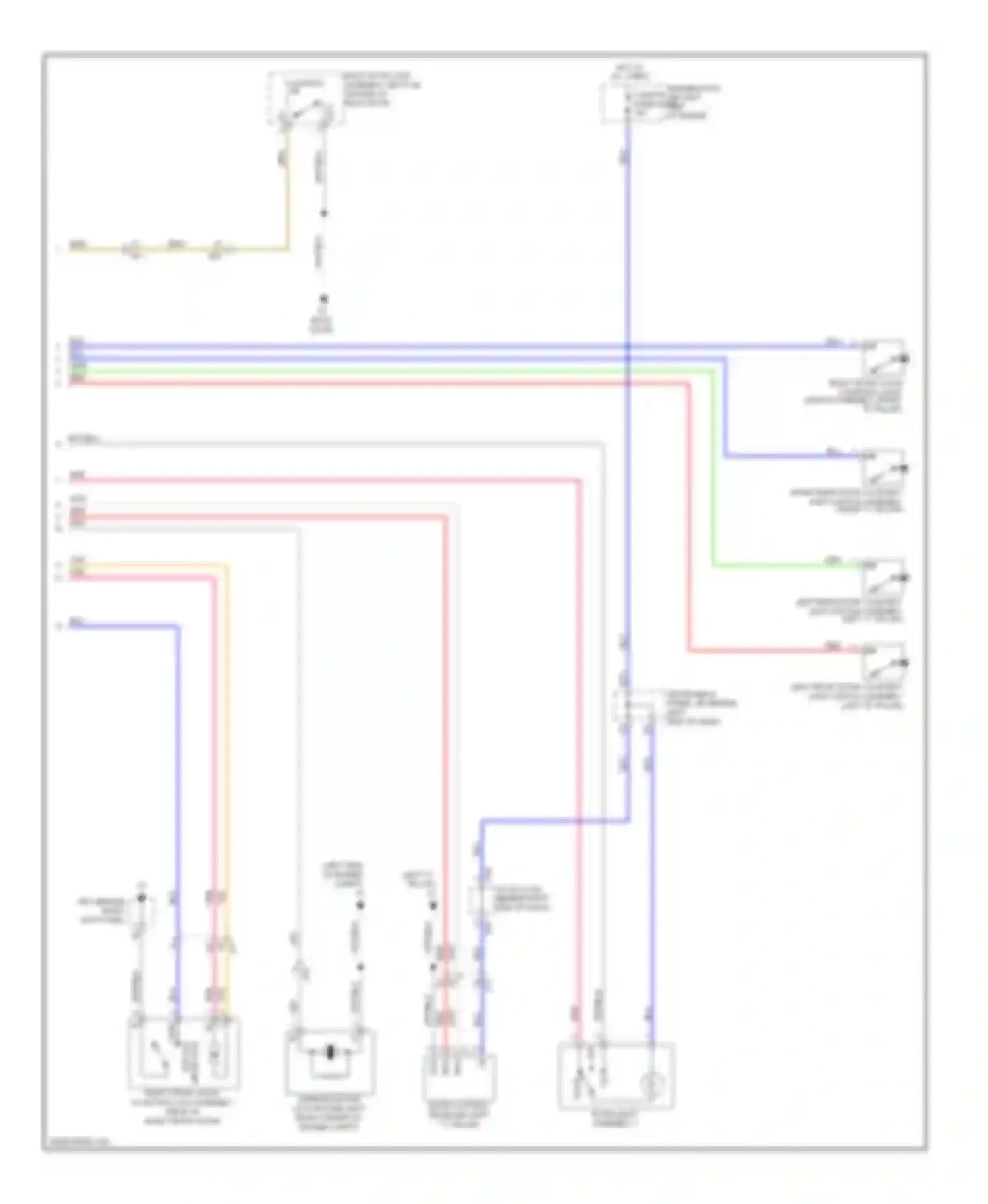 Wiring diagram left "c" pillar) for Scion xD I (2007-2014) (6 of 11)