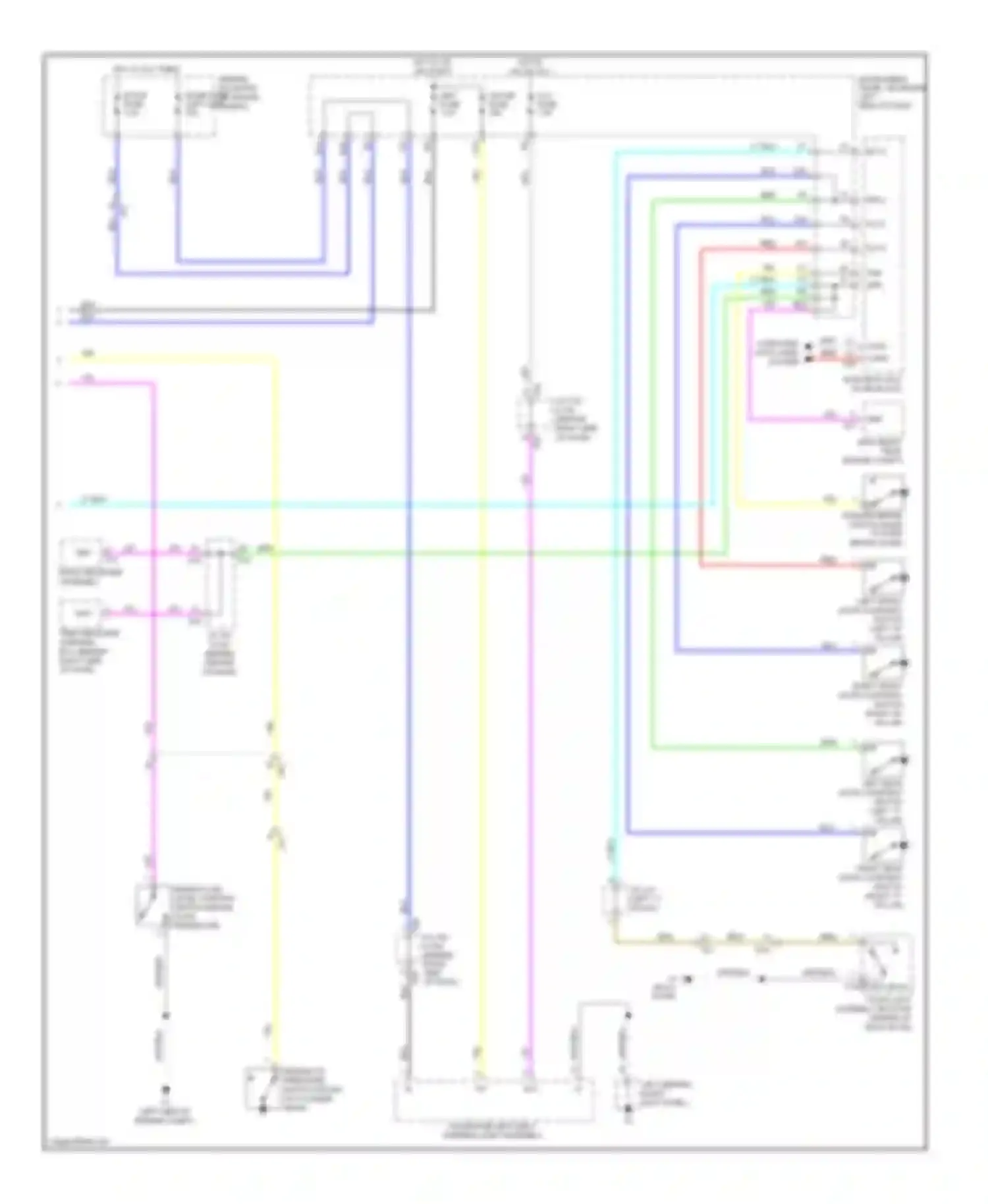 Wiring diagram left "c" pillar) for Scion xD I (2007-2014) (8 of 11)
