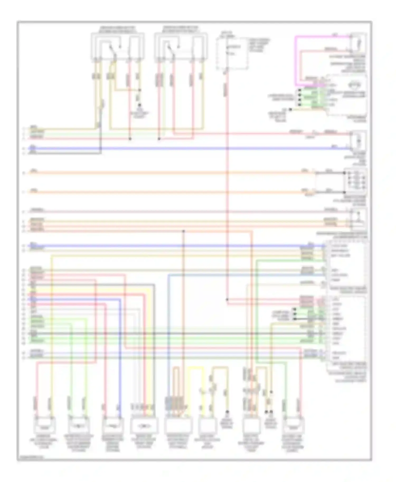 Fortwo Smart II (2007-2015): Electric, automatic a/c circuit (2 of 2)