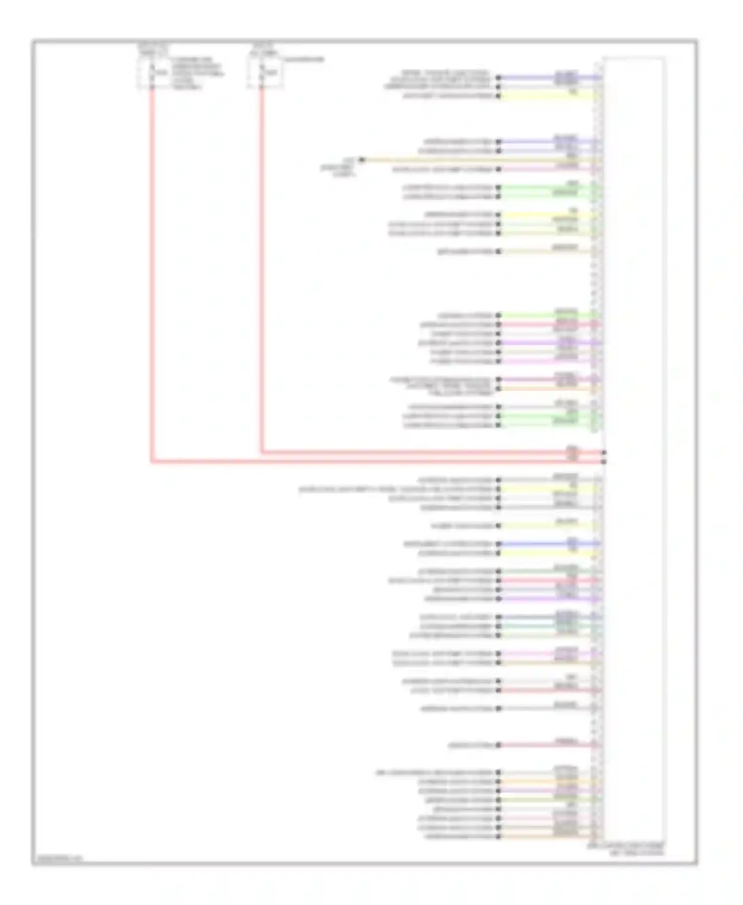 Fortwo Smart II (2007-2015): Body control modules circuit (2 of 2)