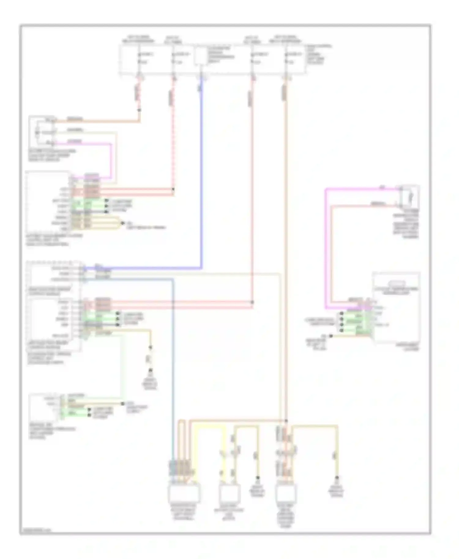 Fortwo Smart II (2007-2015): Electric, cooling fan circuit