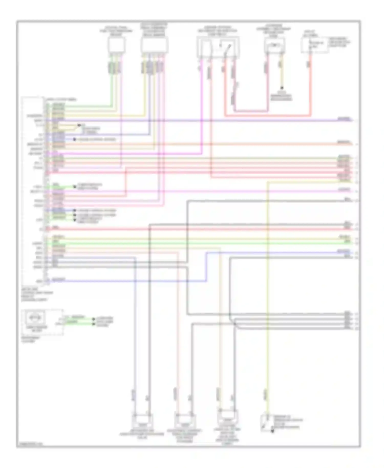 Fortwo Smart II (2007-2015): Wiring diagram engine performance 1.0l (1 of 4)