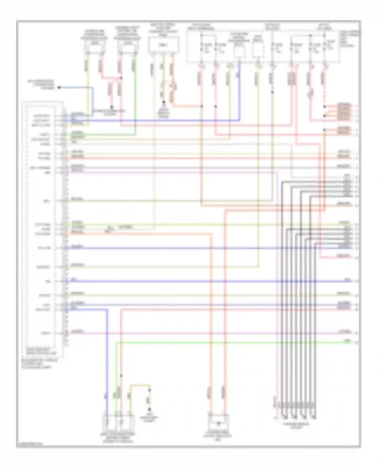 Fortwo Smart II (2007-2015): Wiring diagram engine performance electric (1 of 4)