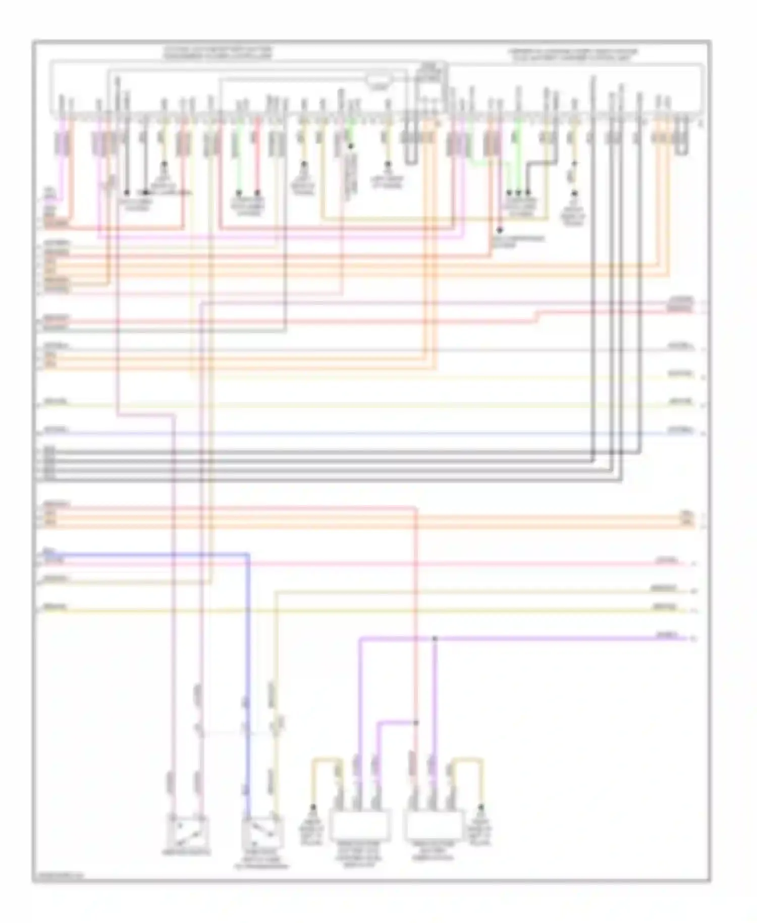 Fortwo Smart II (2007-2015): Wiring diagram engine performance electric (3 of 4)