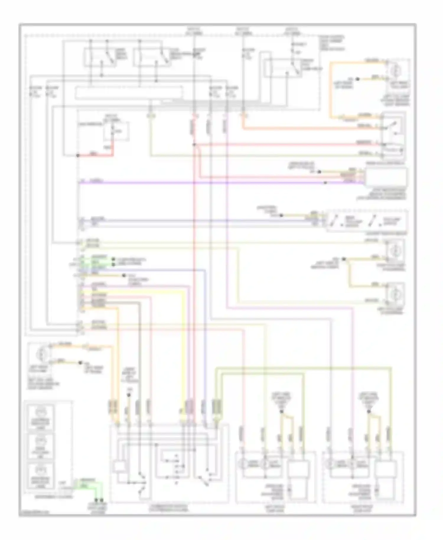 Fortwo Smart II (2007-2015): Headlights circuit