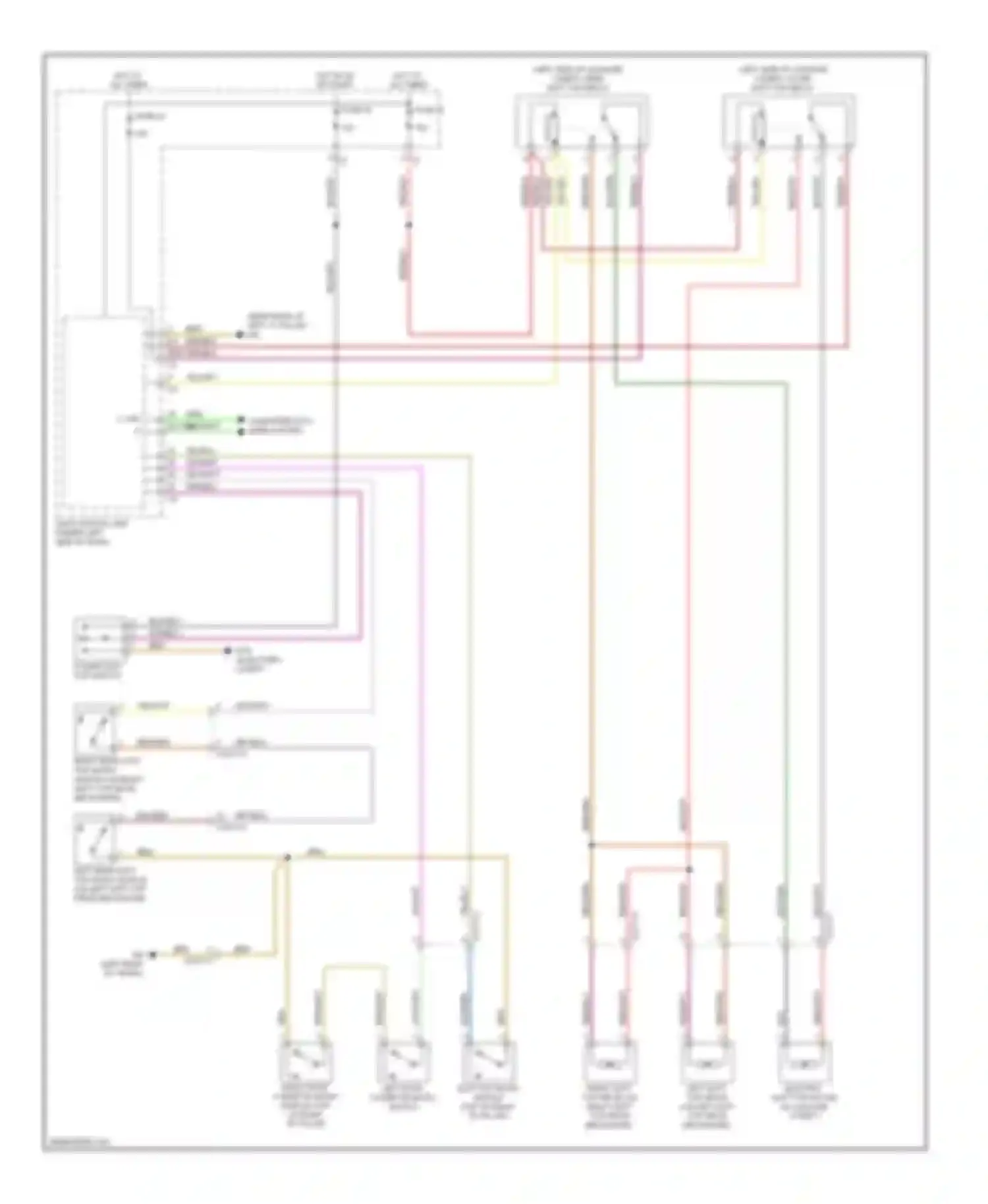 Fortwo Smart II (2007-2015): Power top/sunroof circuit
