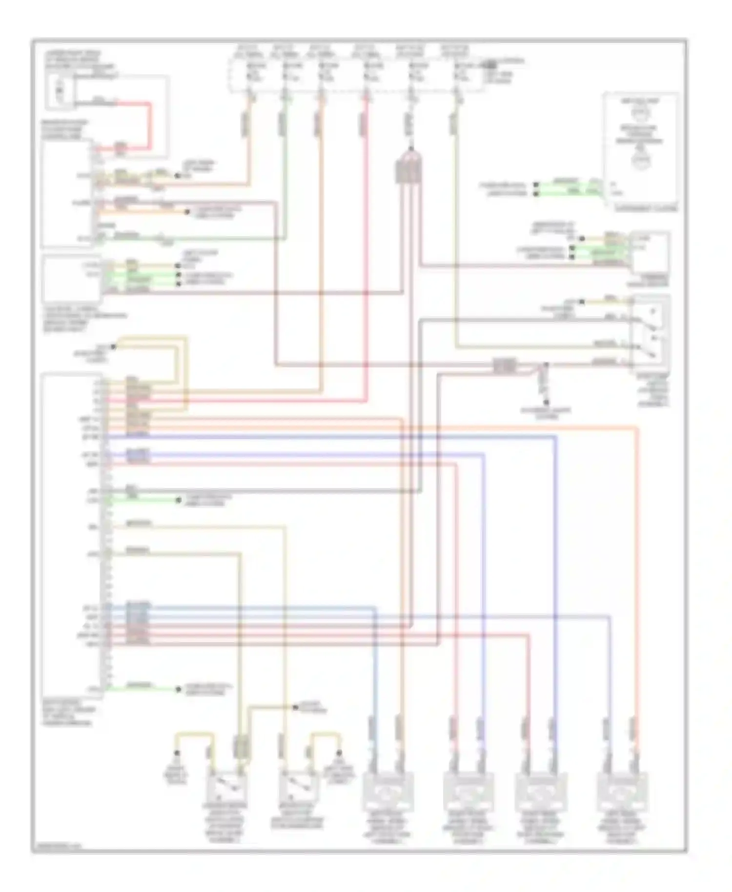 Wiring diagram bfl+ for Smart Fortwo II (2007-2015) (1 of 1)