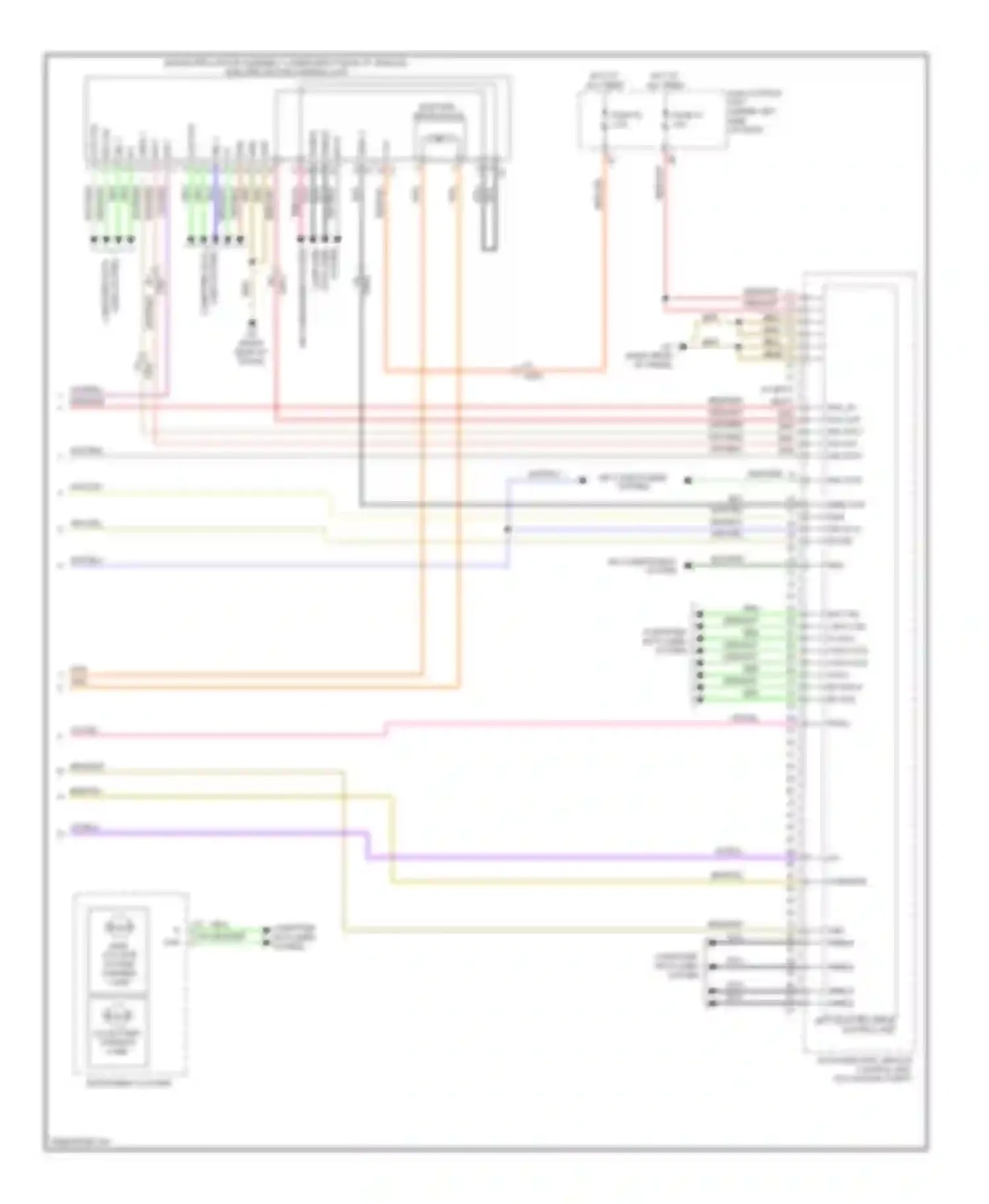 Wiring diagram org/blk for Smart Fortwo II (2007-2015) (4 of 4)