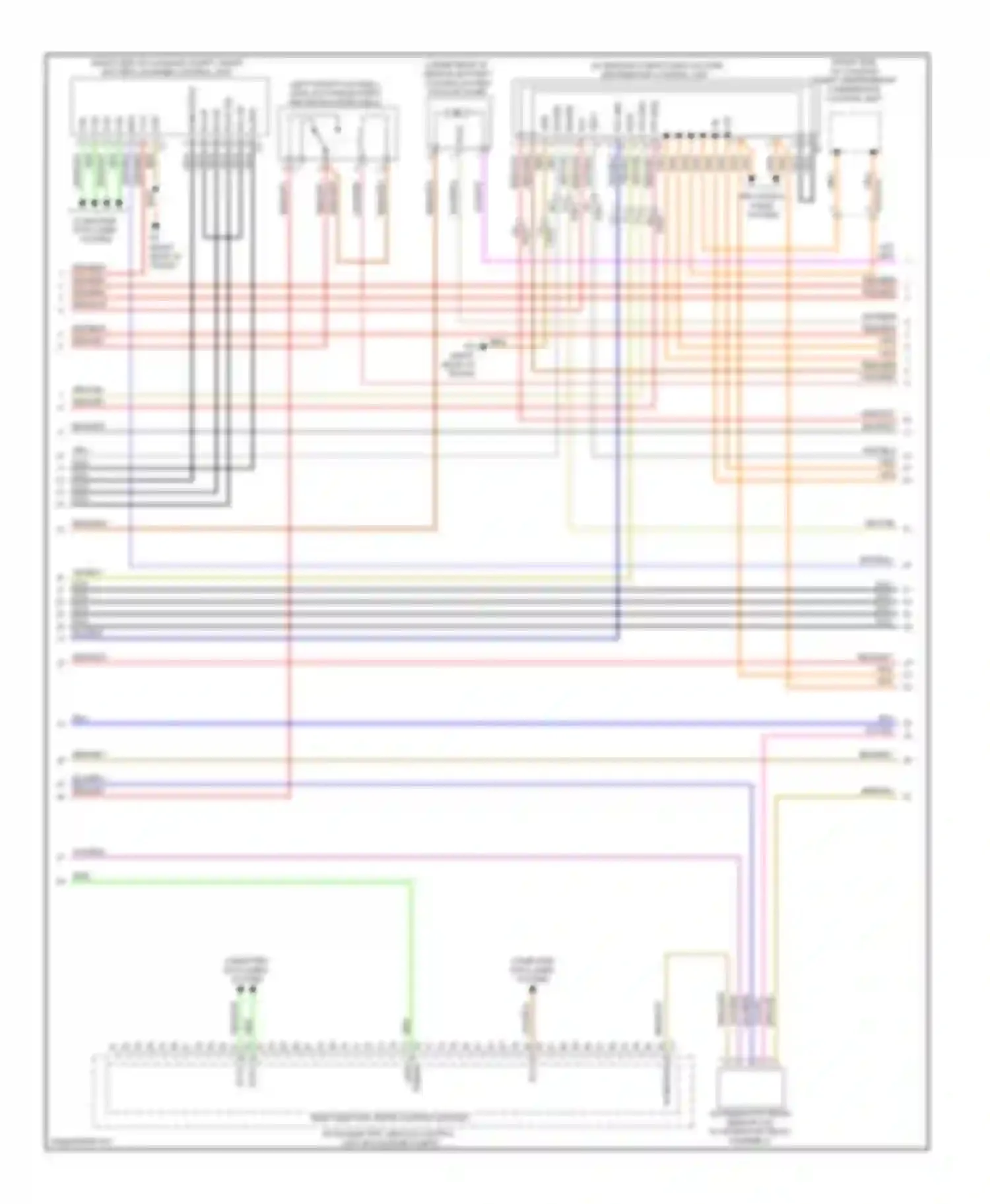 Wiring diagram pilot sig for Smart Fortwo II (2007-2015) (1 of 2)