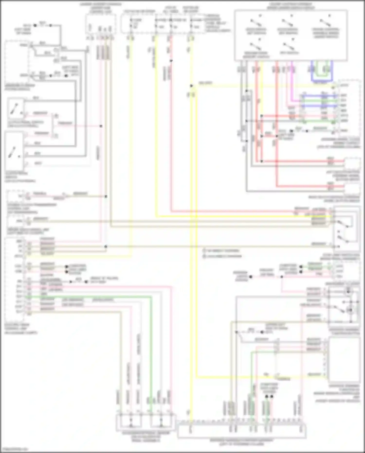 Fortwo Smart III (2014-2024): Cruise control circuit