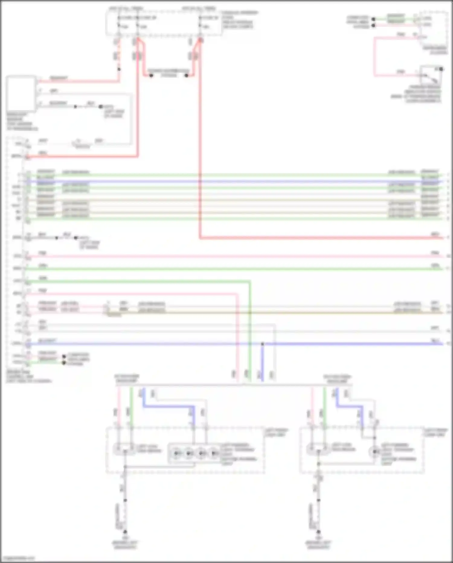 Fortwo Smart III (2014-2024): Headlights circuit (1 of 2)