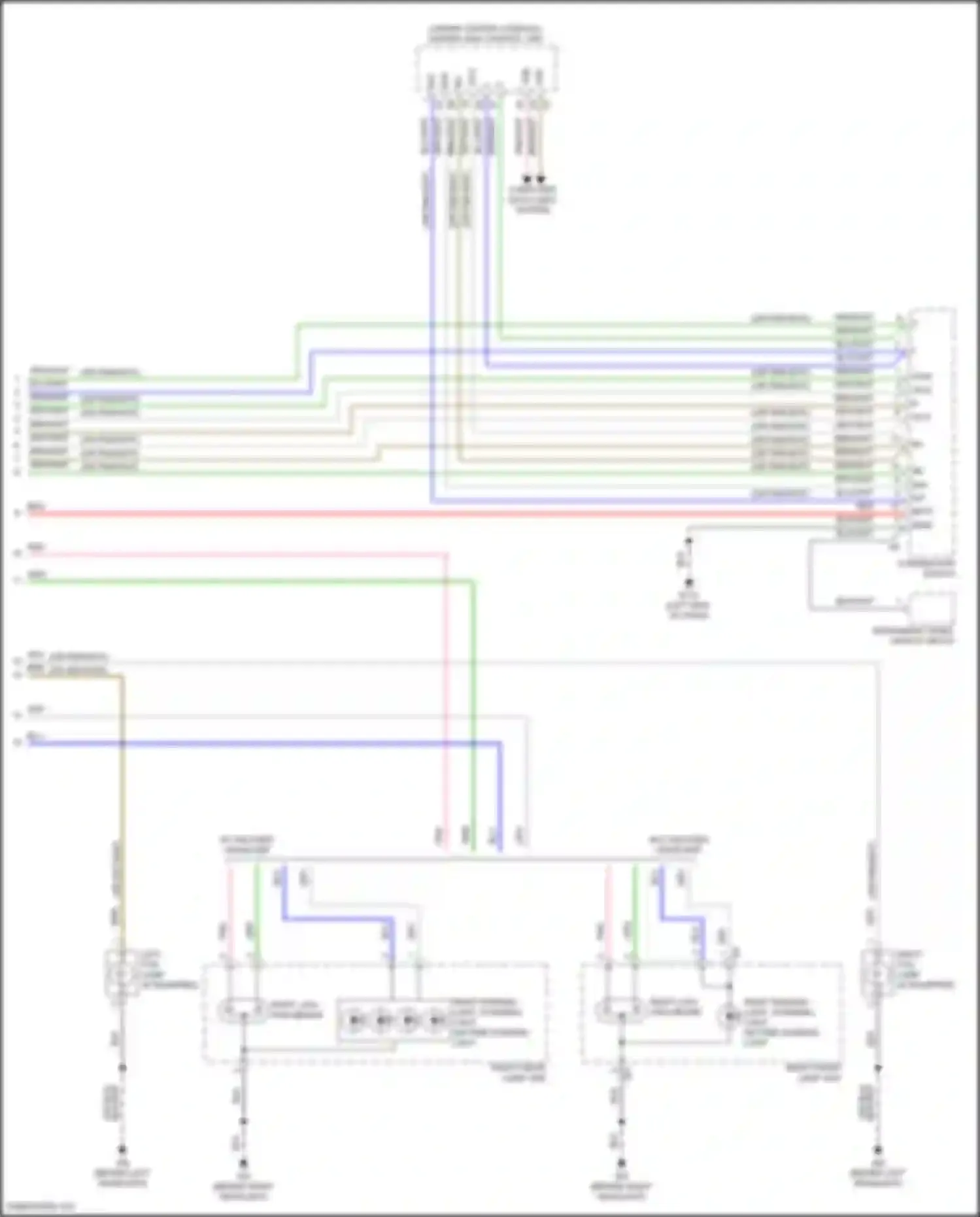 Fortwo Smart III (2014-2024): Headlights circuit (2 of 2)