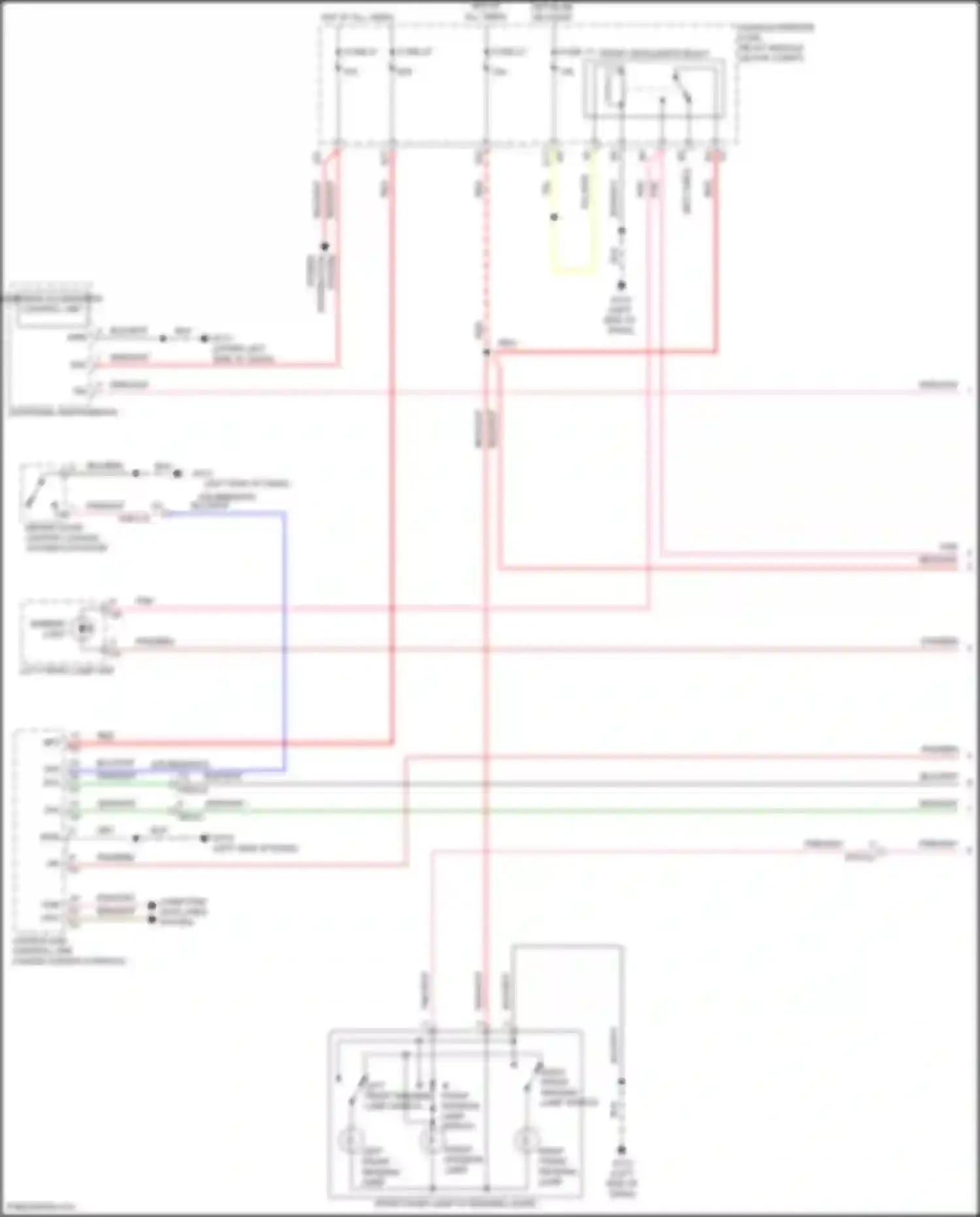 Fortwo Smart III (2014-2024): Courtesy lamps circuit (1 of 2)