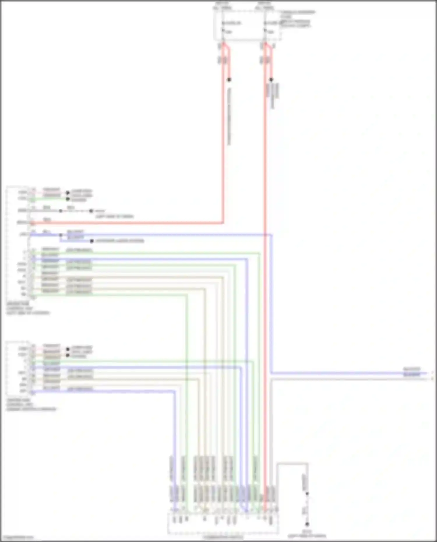 Fortwo Smart III (2014-2024): Instrument illumination circuit (1 of 2)