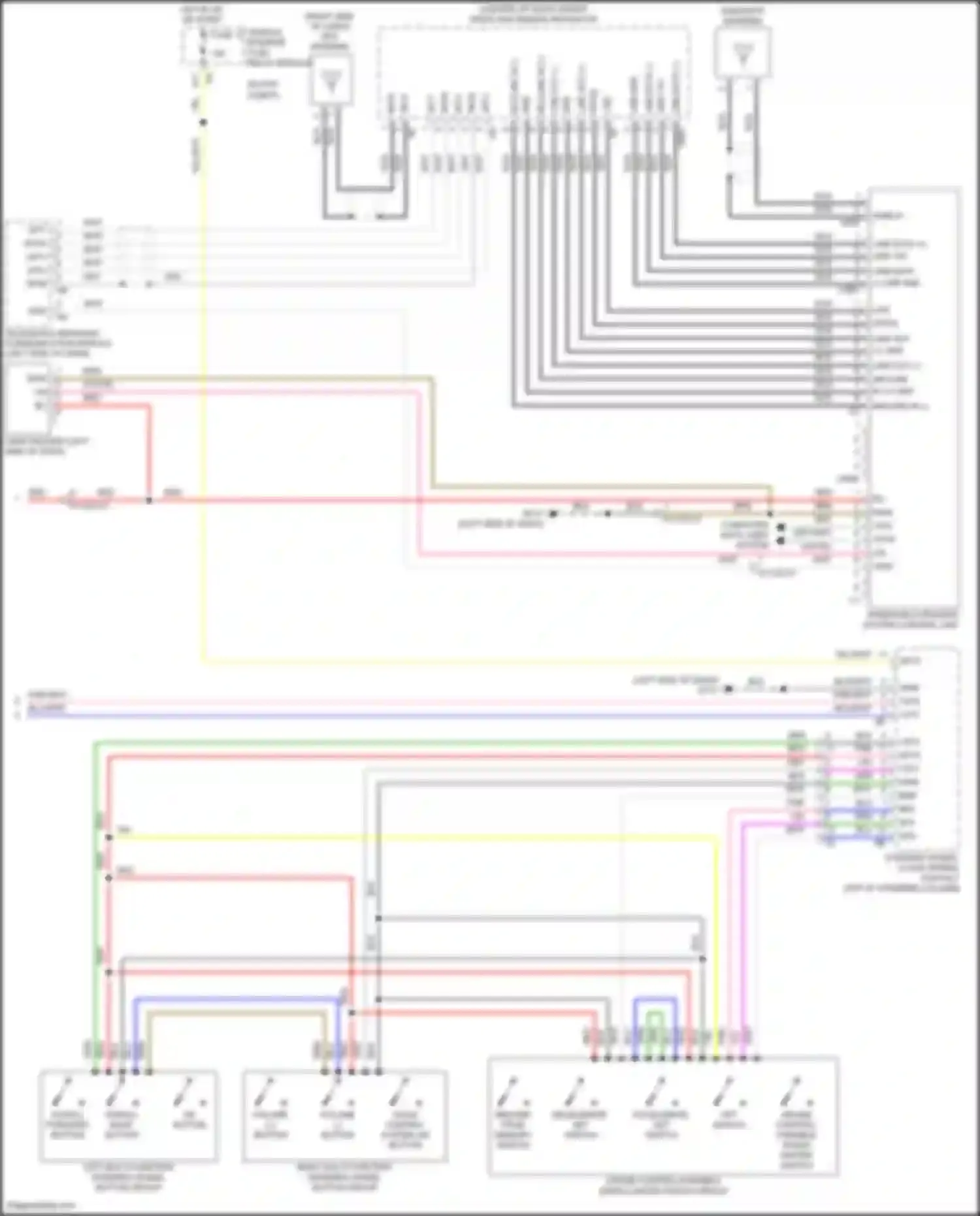 Fortwo Smart III (2014-2024): Navigation circuit, w/o amplifier (3 of 3)