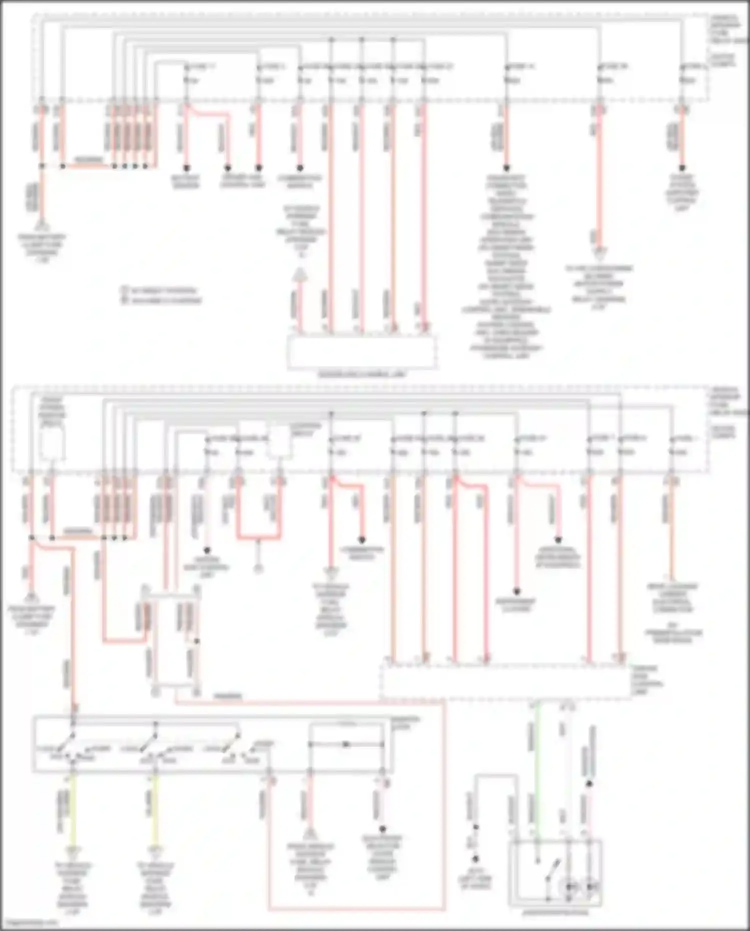 Fortwo Smart III (2014-2024): Power distribution circuit (2 of 4)