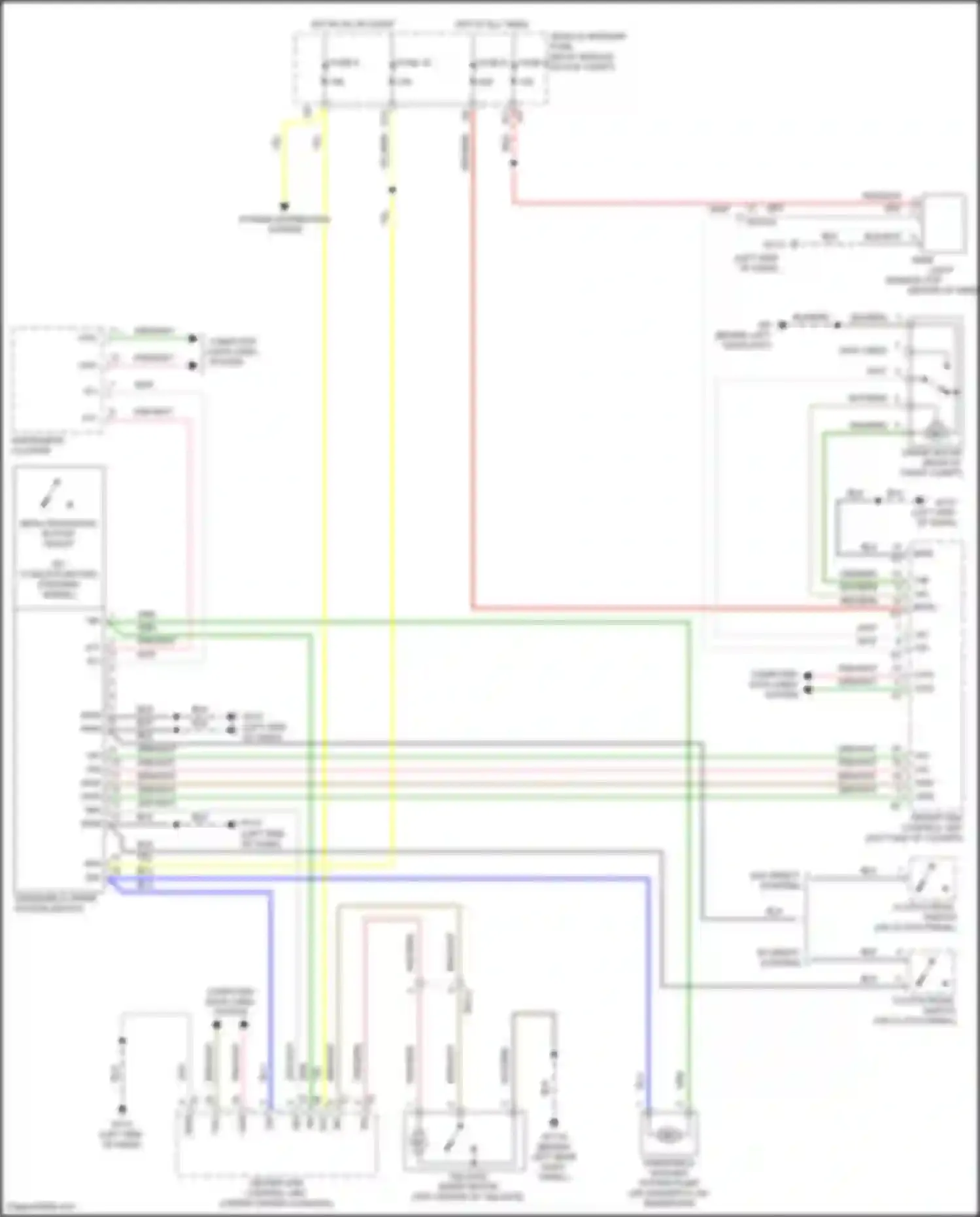 Fortwo Smart III (2014-2024): Wiper/washer circuit (1 of 2)