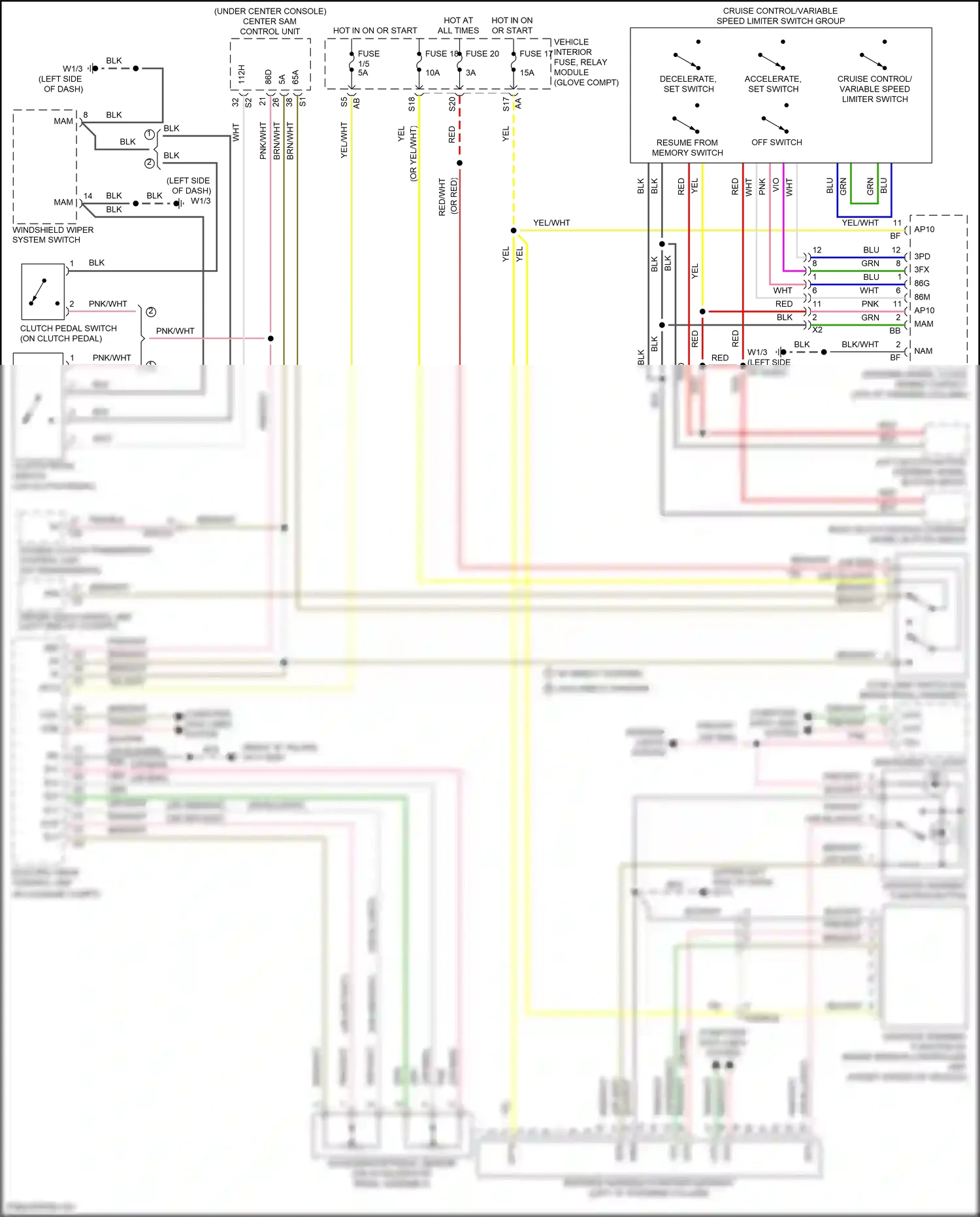 Smart Fortwo III (2014-2024) computer data lines system wiring diagram  (24 of 44)
