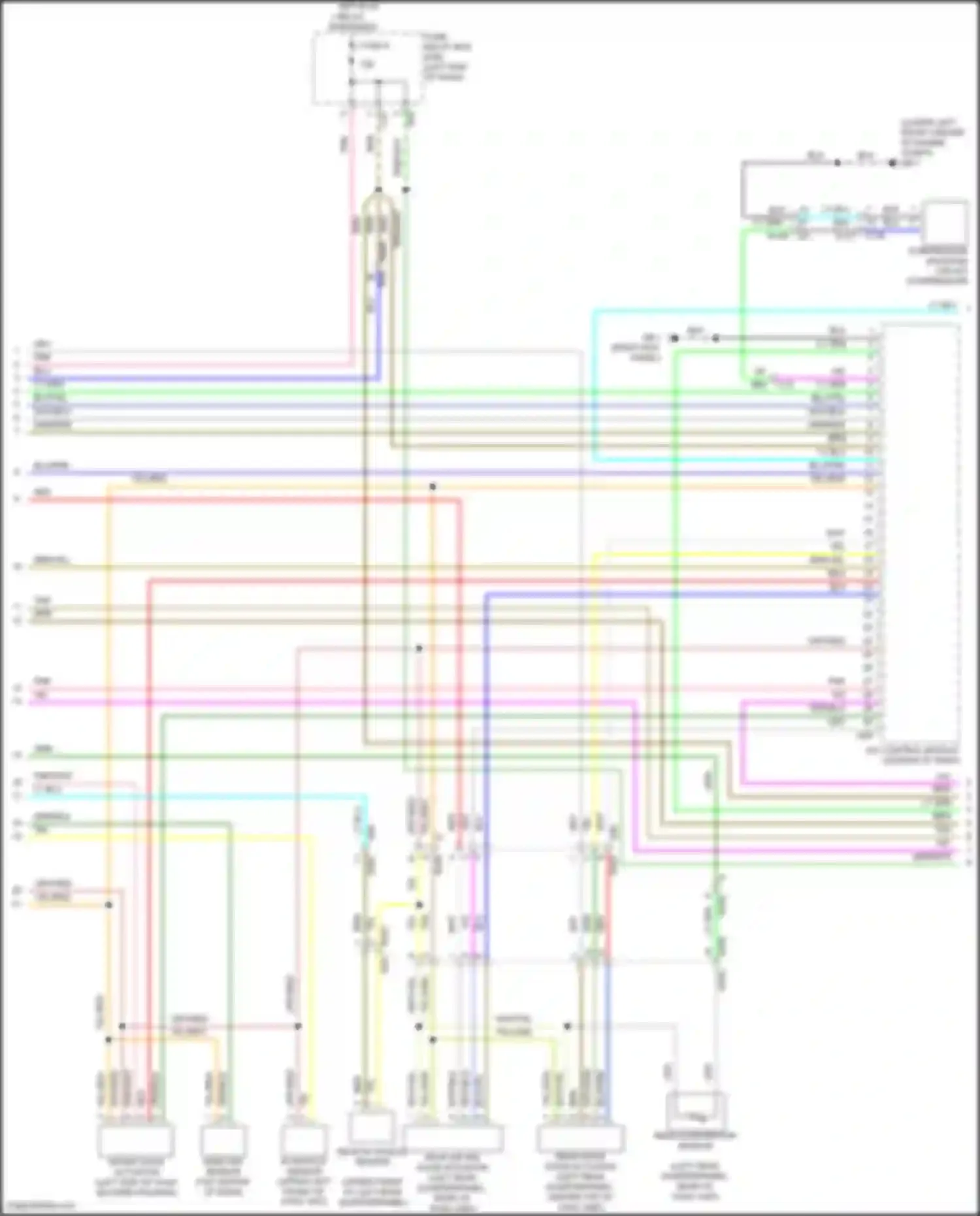Ascent Subaru I (2017-2022): Automatic a/c circuit (2 of 4)