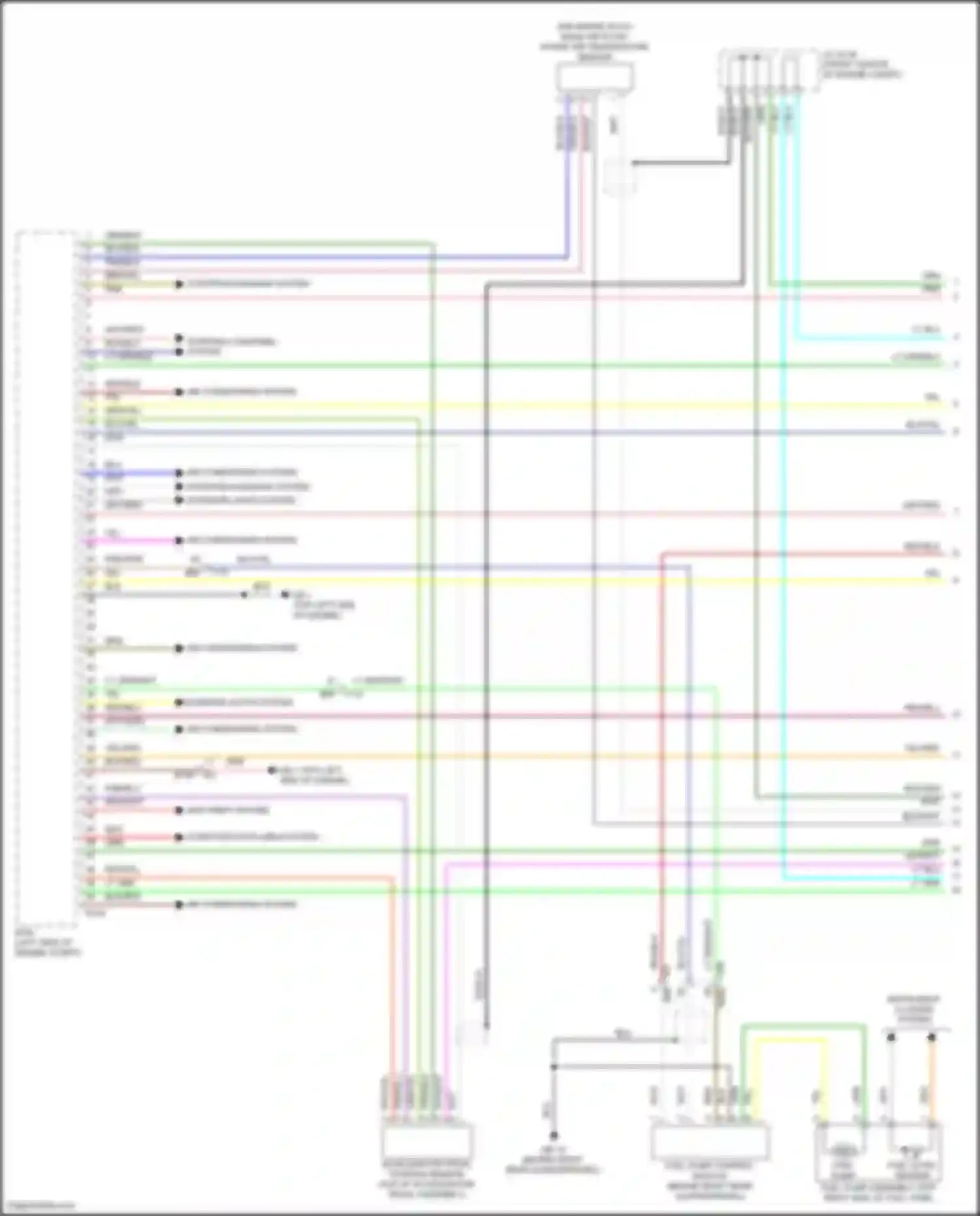 Ascent Subaru I (2017-2022): Wiring diagram engine performance 2.4l turbo (1 of 7)